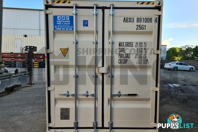 20' HIGH CUBE SHIPPING CONTAINER (STEEL FLOOR) - in Brisbane