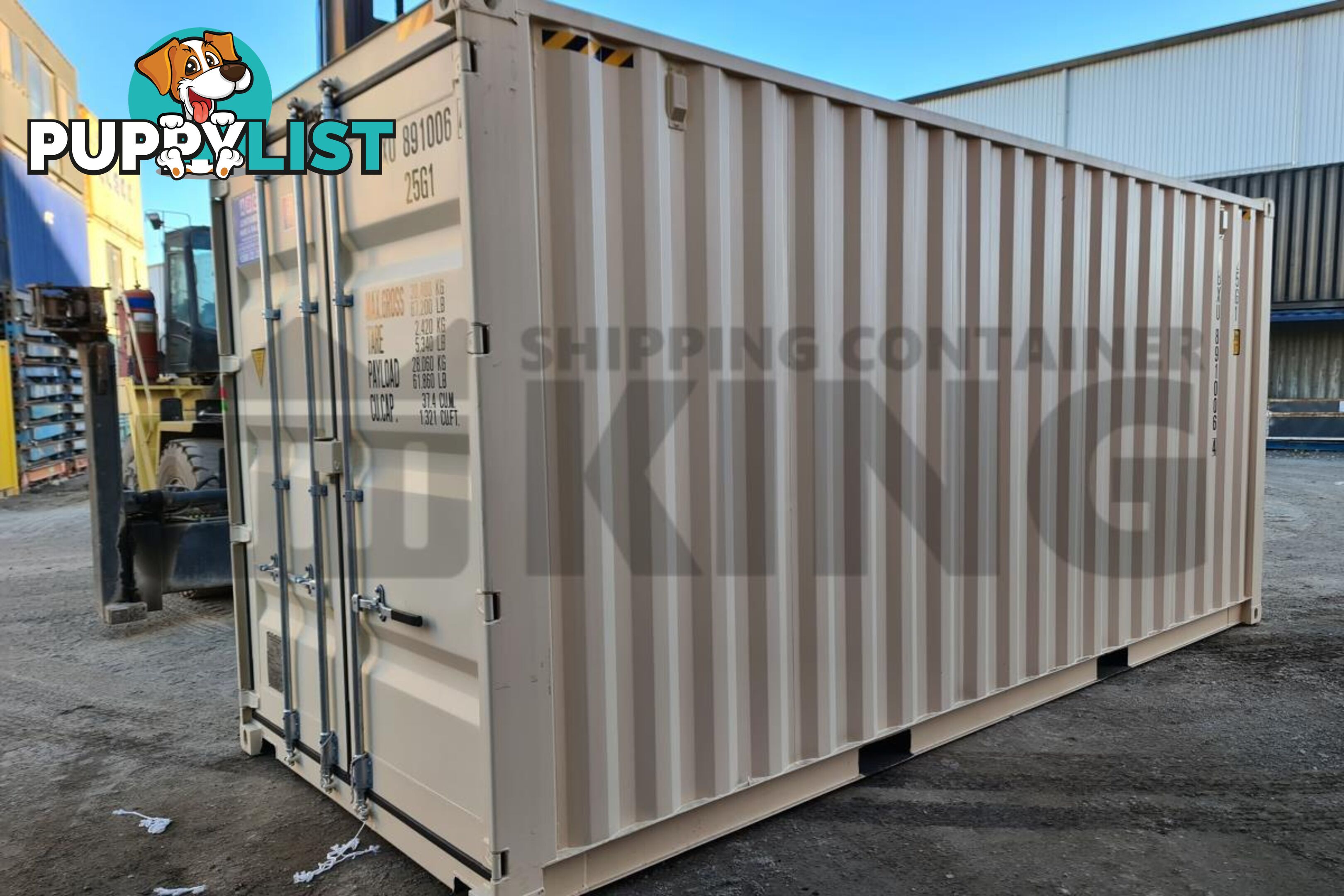 20' HIGH CUBE SHIPPING CONTAINER (STEEL FLOOR) - in Brisbane