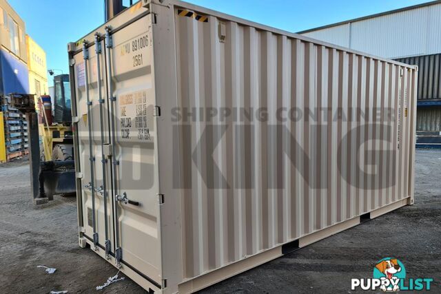 20' HIGH CUBE SHIPPING CONTAINER (STEEL FLOOR) - in Brisbane