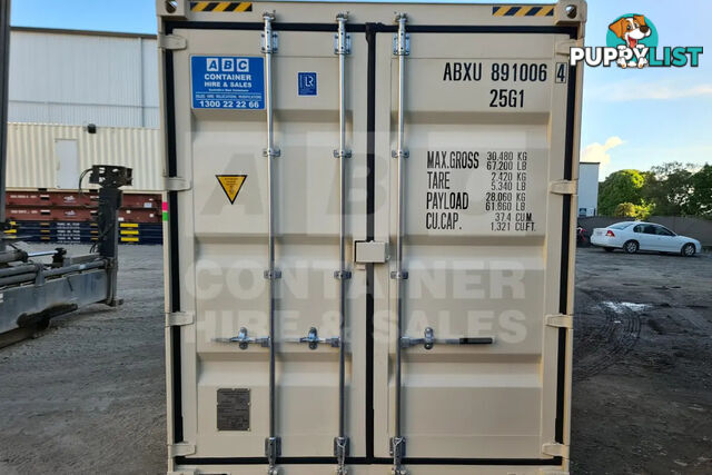 20' HIGH CUBE SHIPPING CONTAINER (STEEL FLOOR)
