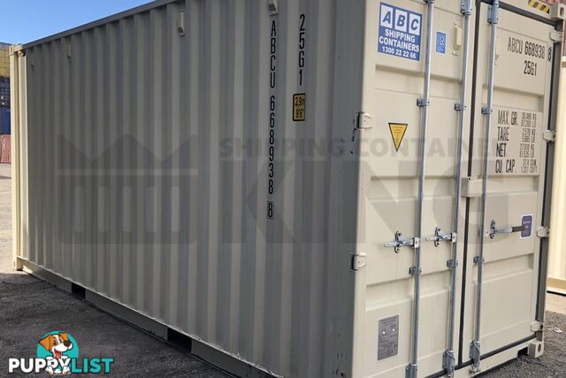 20' HIGH CUBE SHIPPING CONTAINER (STEEL FLOOR) - in Rockhampton