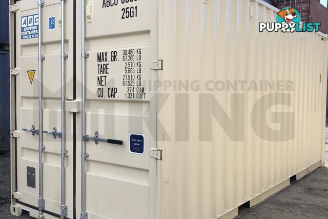 20' HIGH CUBE SHIPPING CONTAINER (STEEL FLOOR) - in Rockhampton