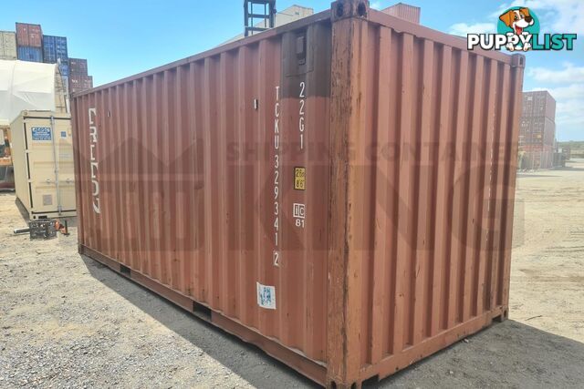 20' STANDARD HEIGHT SHIPPING CONTAINER - in Brisbane