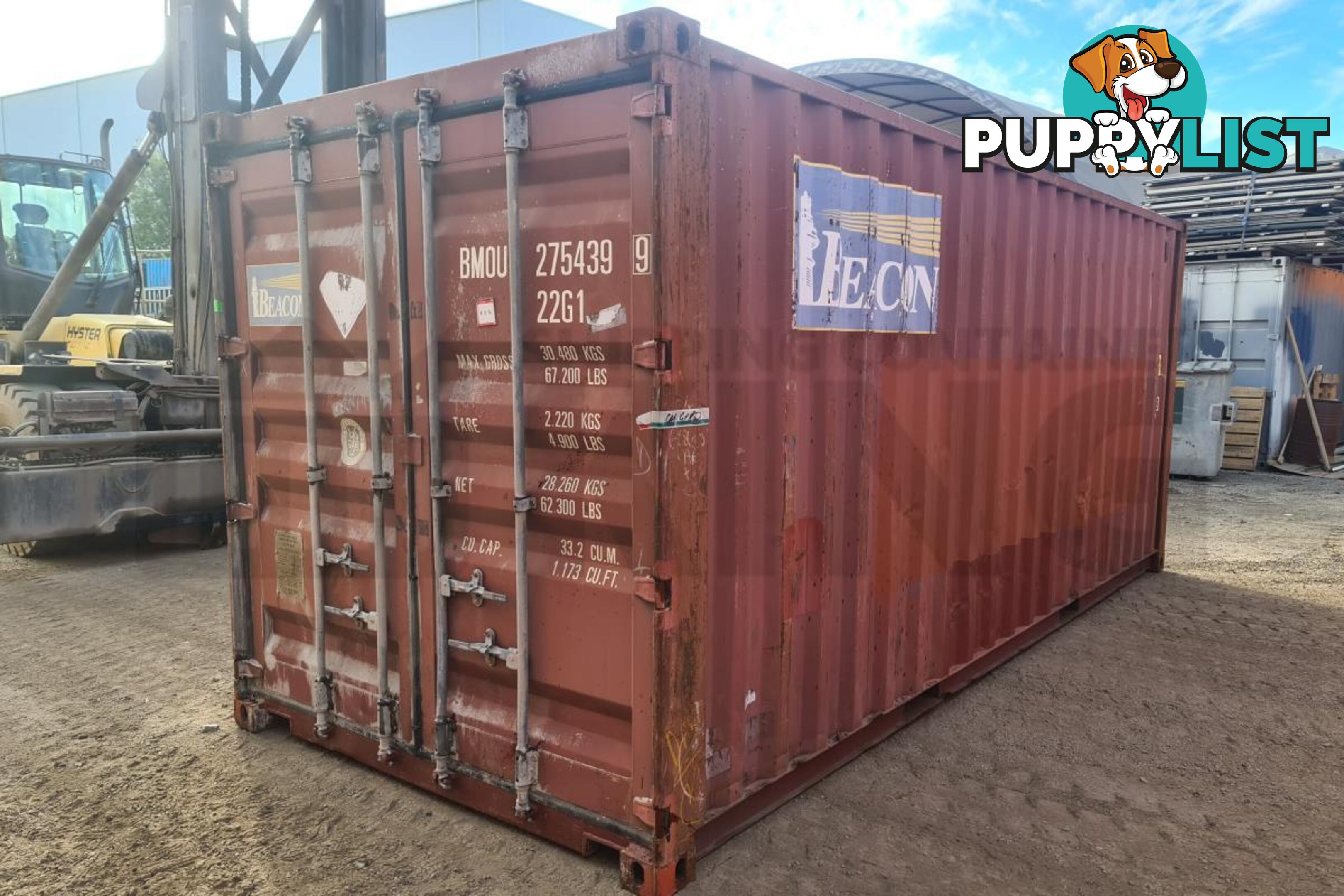 20' STANDARD HEIGHT SHIPPING CONTAINER - in Townsville