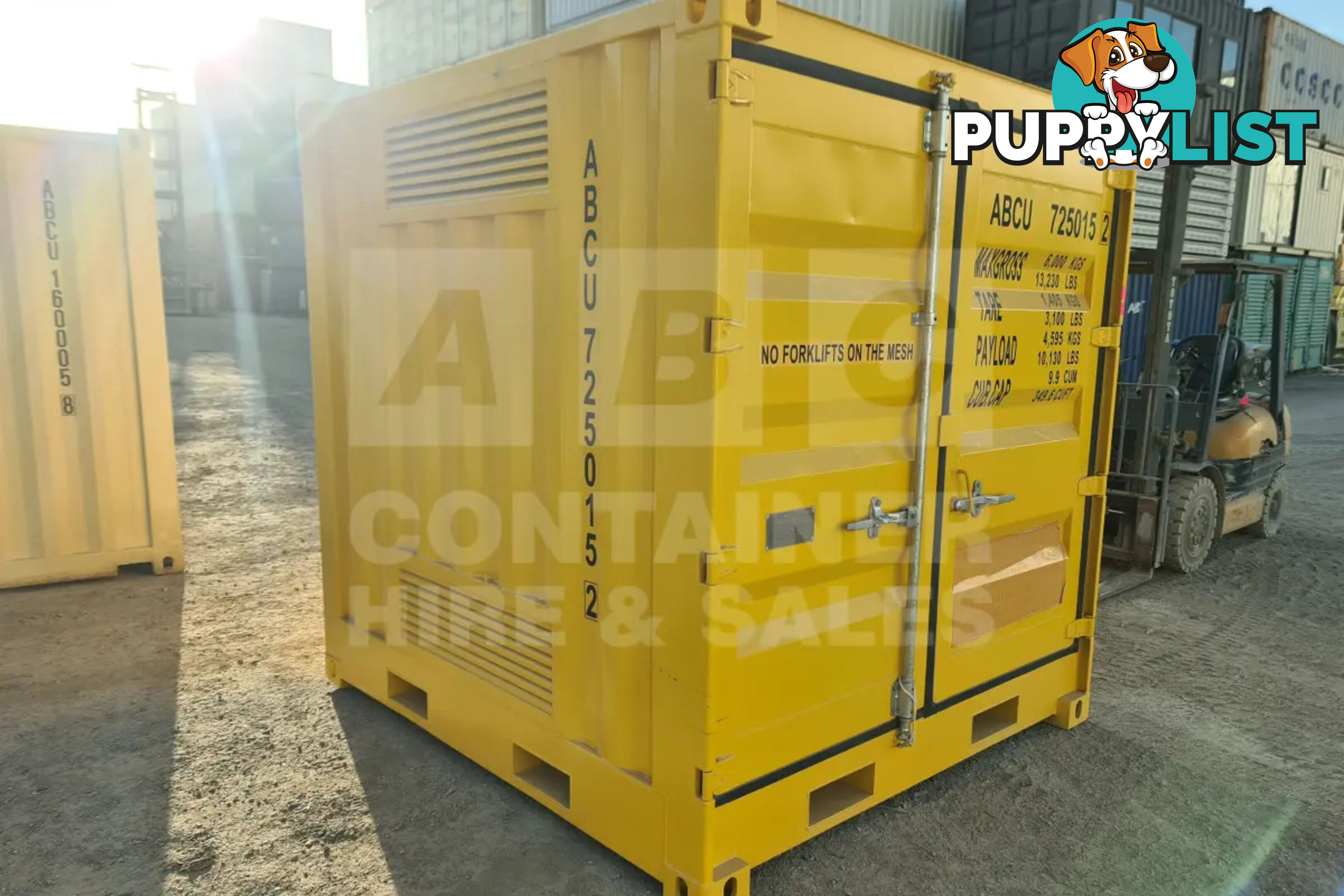 8' DANGEROUS GOODS SHIPPING CONTAINER (4 CORNER POST)