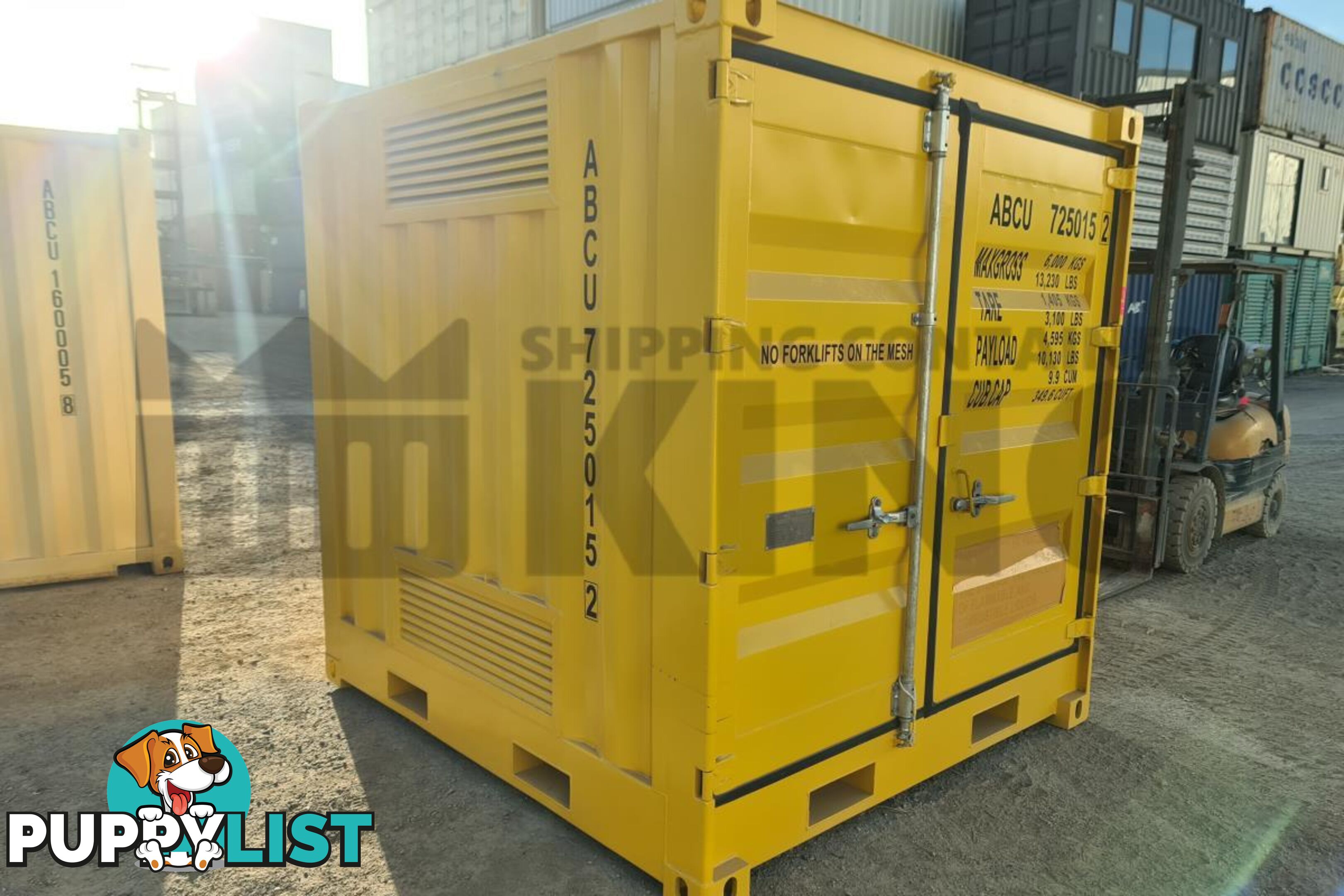 8' DANGEROUS GOODS SHIPPING CONTAINER (4 CORNER POST)