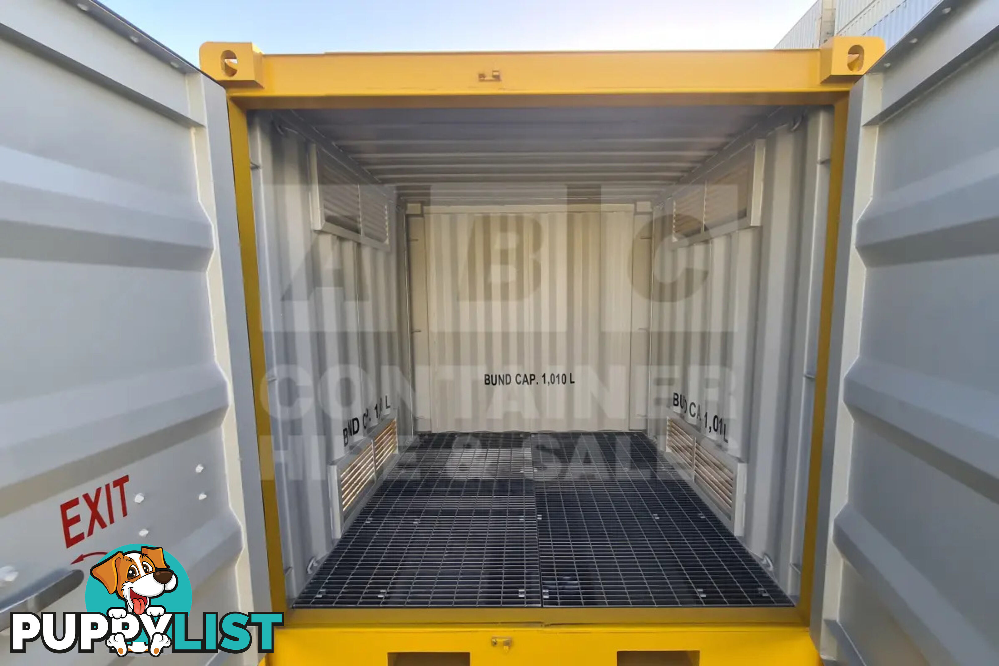 8' DANGEROUS GOODS SHIPPING CONTAINER (4 CORNER POST)