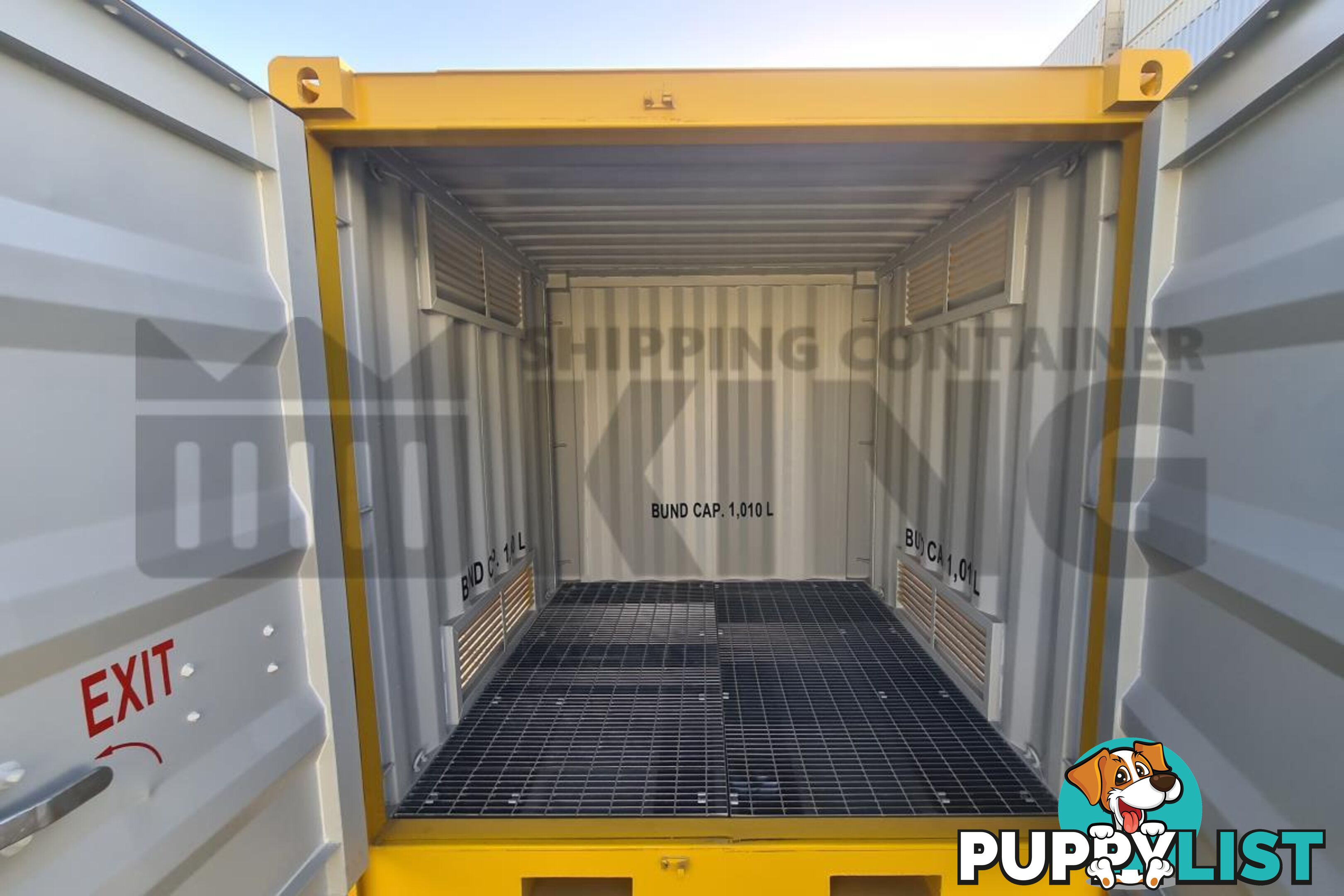8' DANGEROUS GOODS SHIPPING CONTAINER (4 CORNER POST)