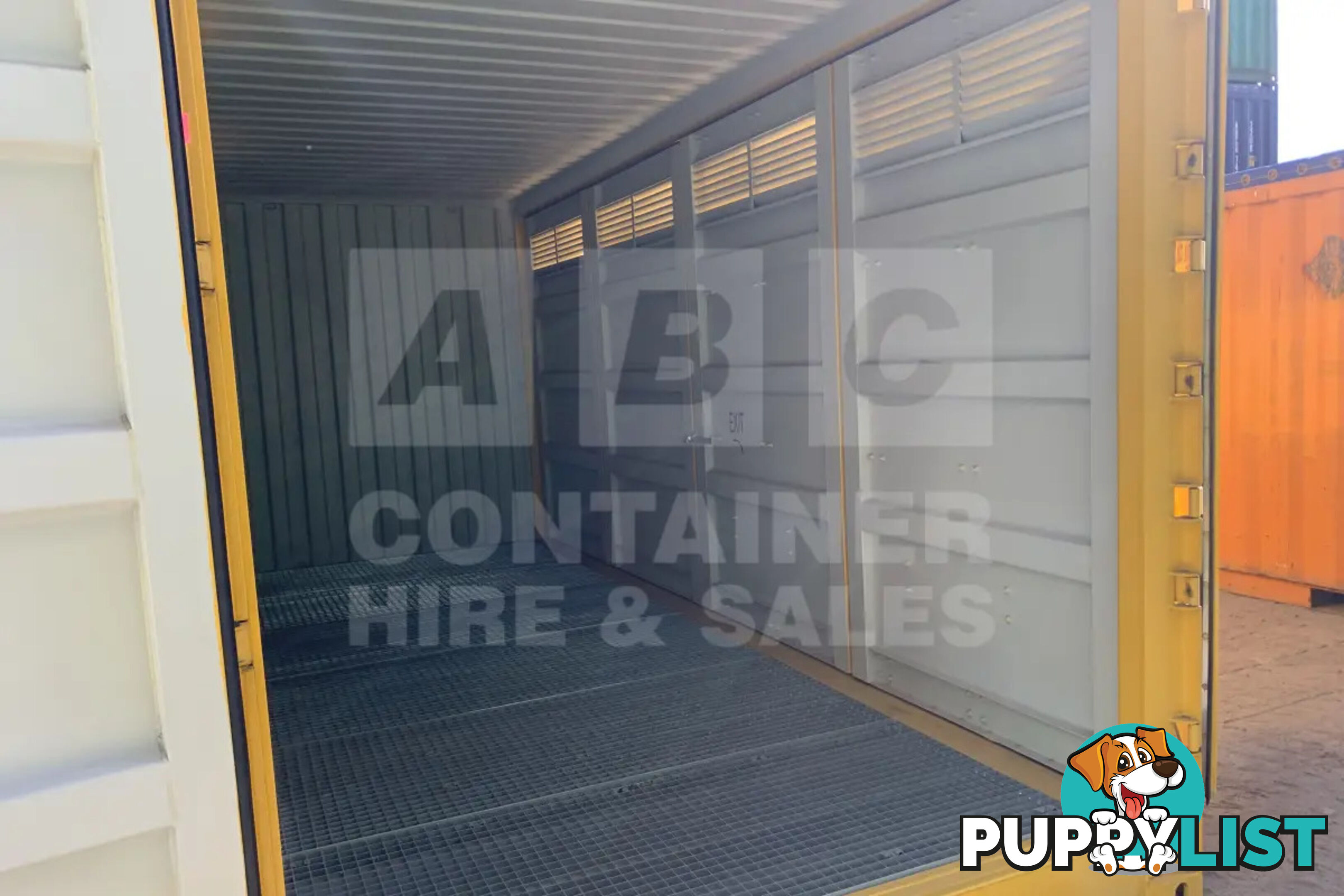 20' HIGH CUBE SIDE OPENING DANGEROUS GOODS SHIPPING CONTAINER