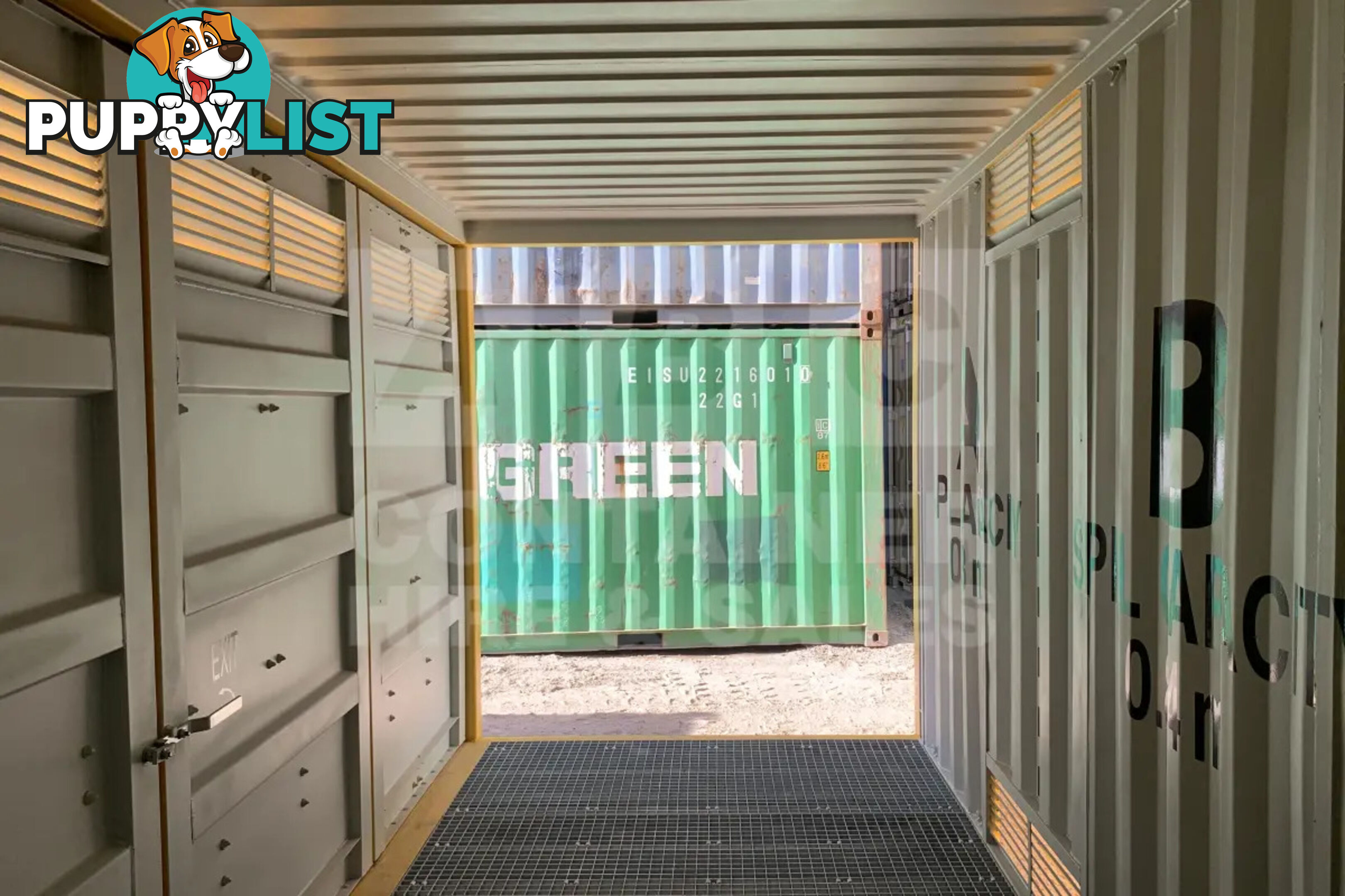 20' HIGH CUBE SIDE OPENING DANGEROUS GOODS SHIPPING CONTAINER
