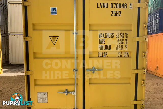 20' HIGH CUBE SIDE OPENING DANGEROUS GOODS SHIPPING CONTAINER