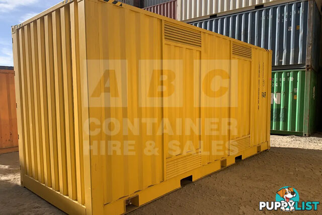 20' HIGH CUBE SIDE OPENING DANGEROUS GOODS SHIPPING CONTAINER