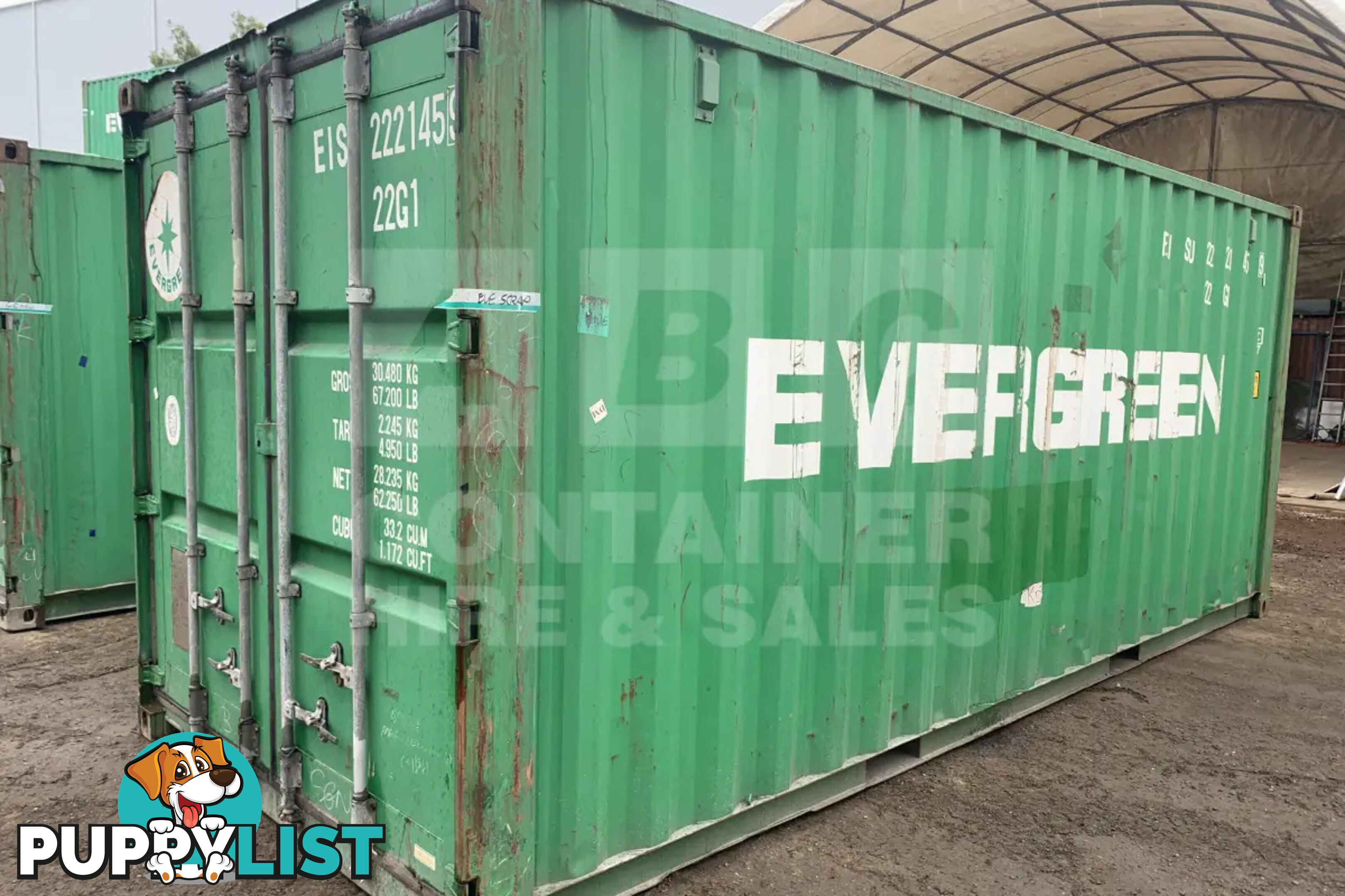 20' STANDARD HEIGHT SHIPPING CONTAINER