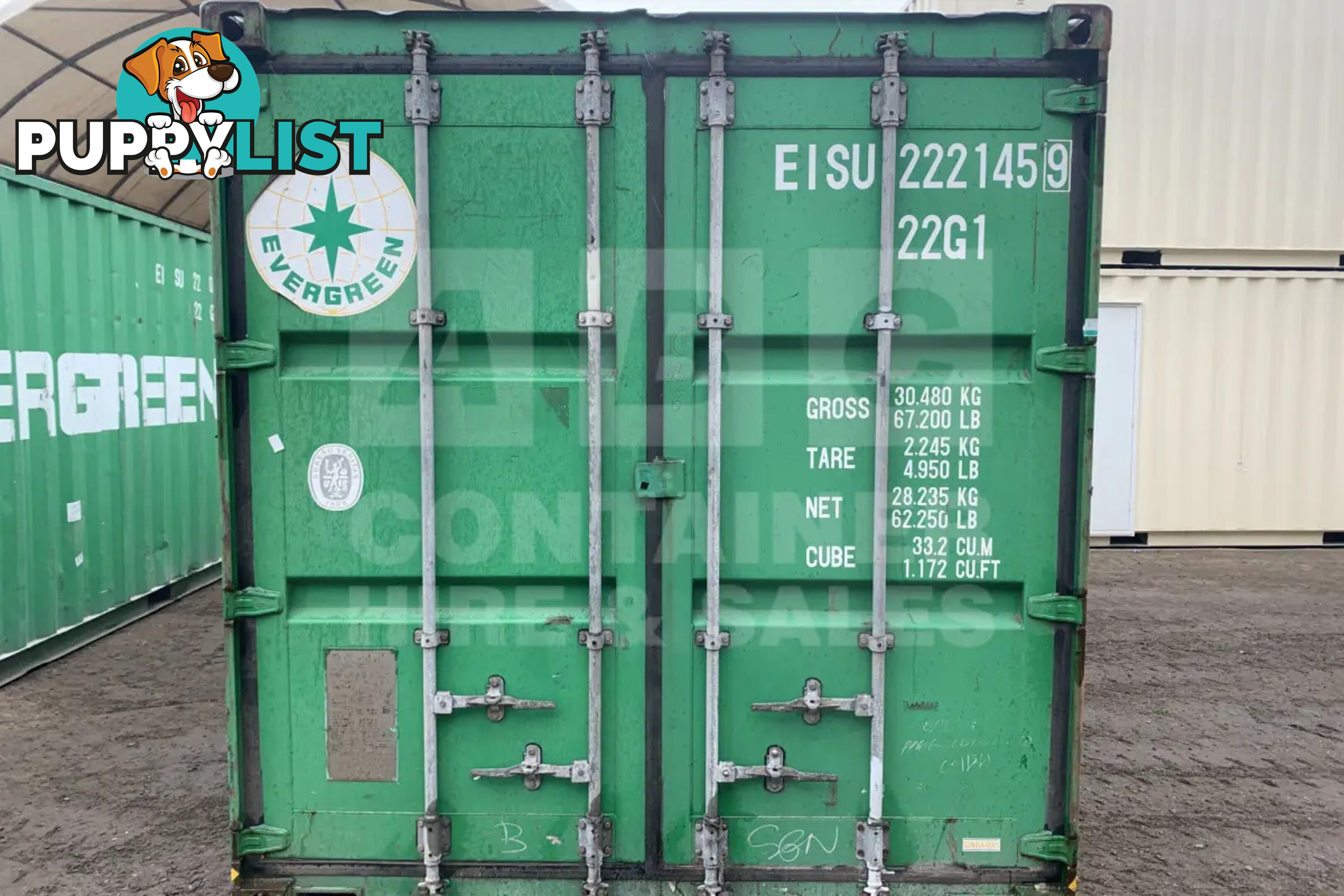 20' STANDARD HEIGHT SHIPPING CONTAINER