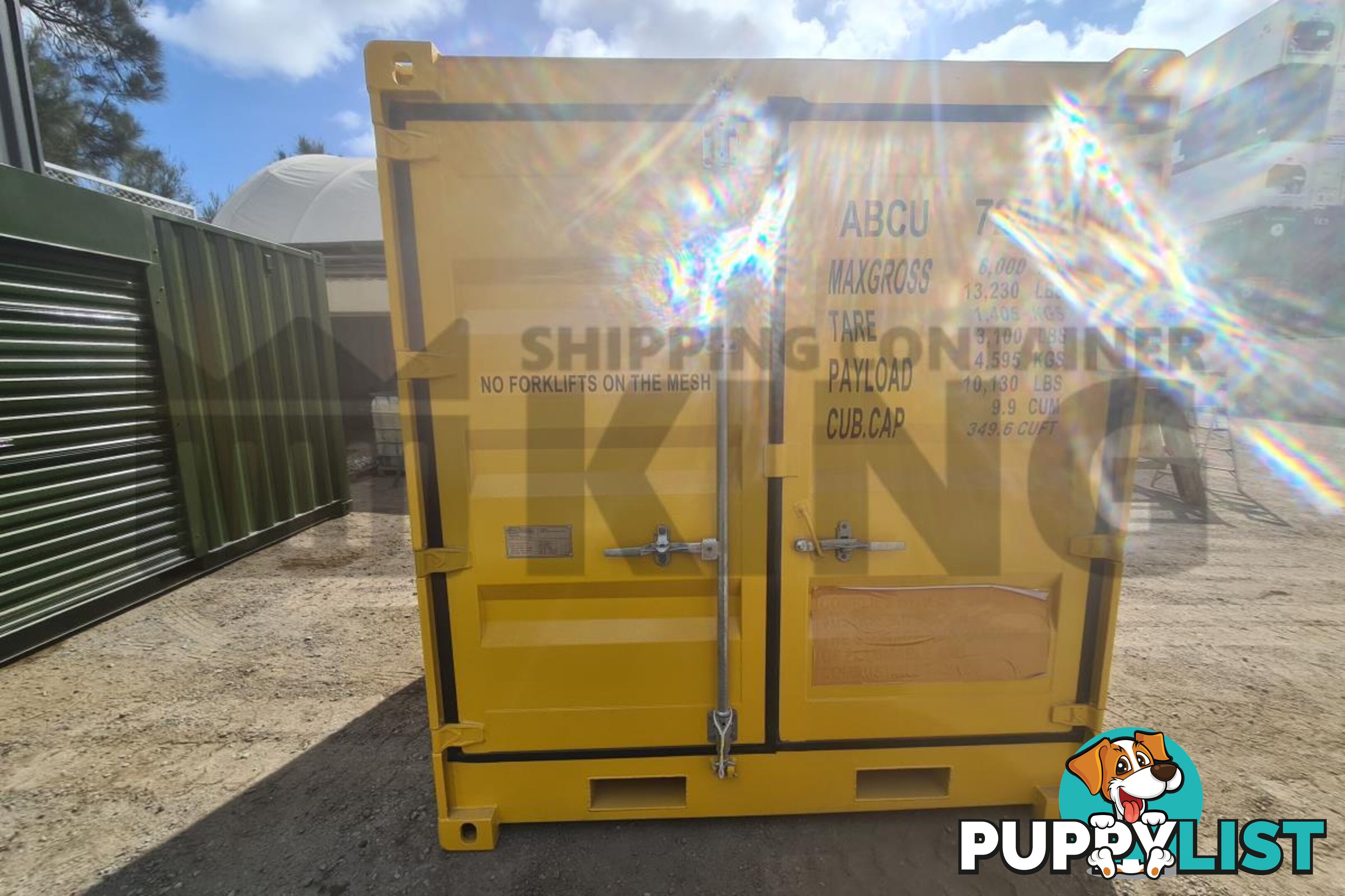 8' DANGEROUS GOODS SHIPPING CONTAINER (4 CORNER POST)