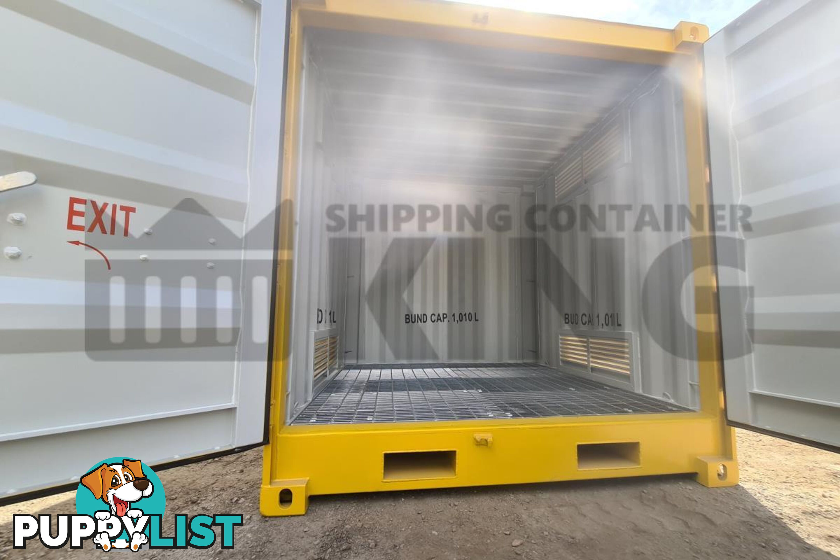 8' DANGEROUS GOODS SHIPPING CONTAINER (4 CORNER POST)