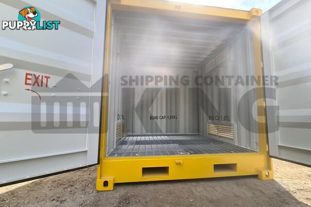 8' DANGEROUS GOODS SHIPPING CONTAINER (4 CORNER POST)