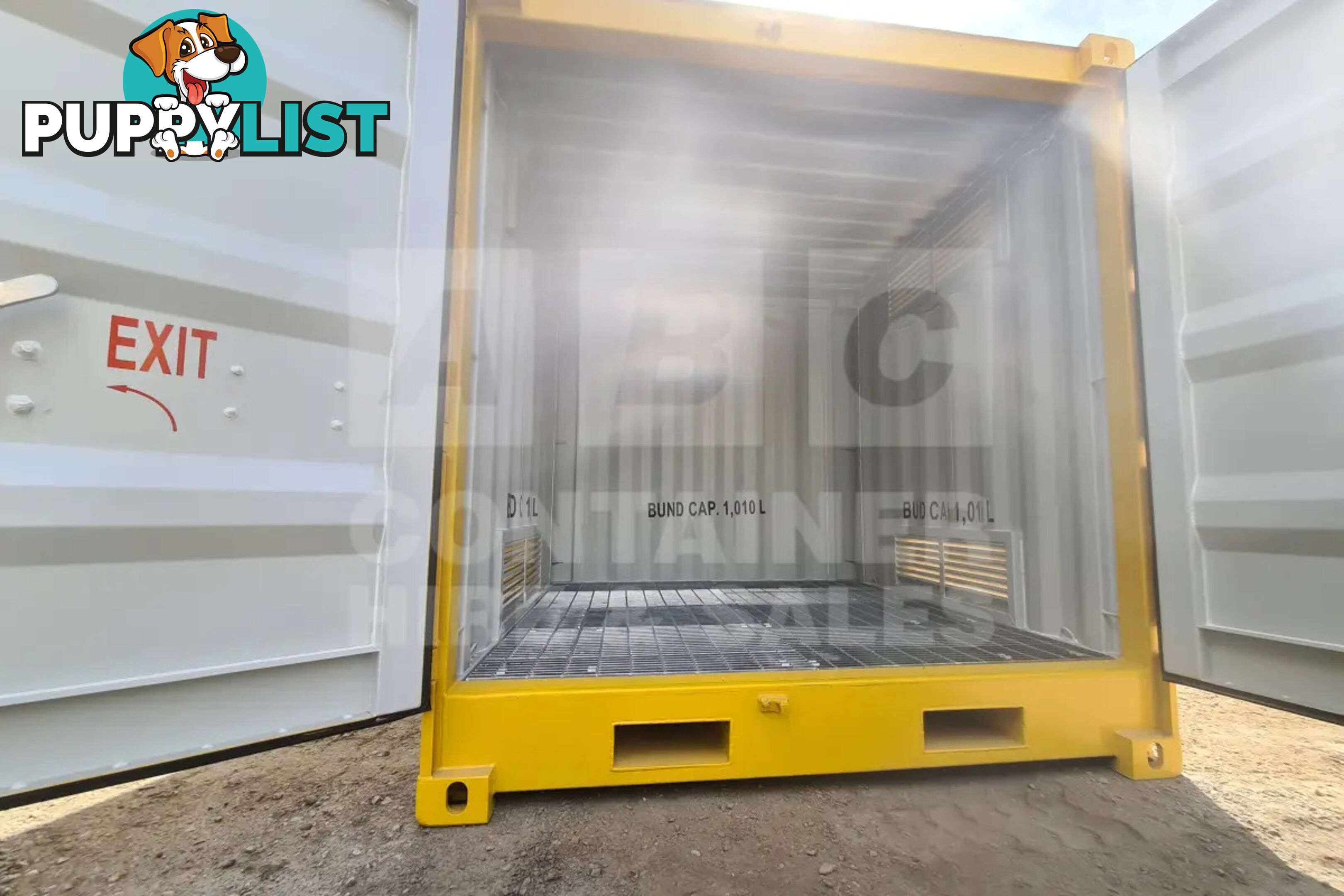 8' DANGEROUS GOODS SHIPPING CONTAINER (4 CORNER POST)