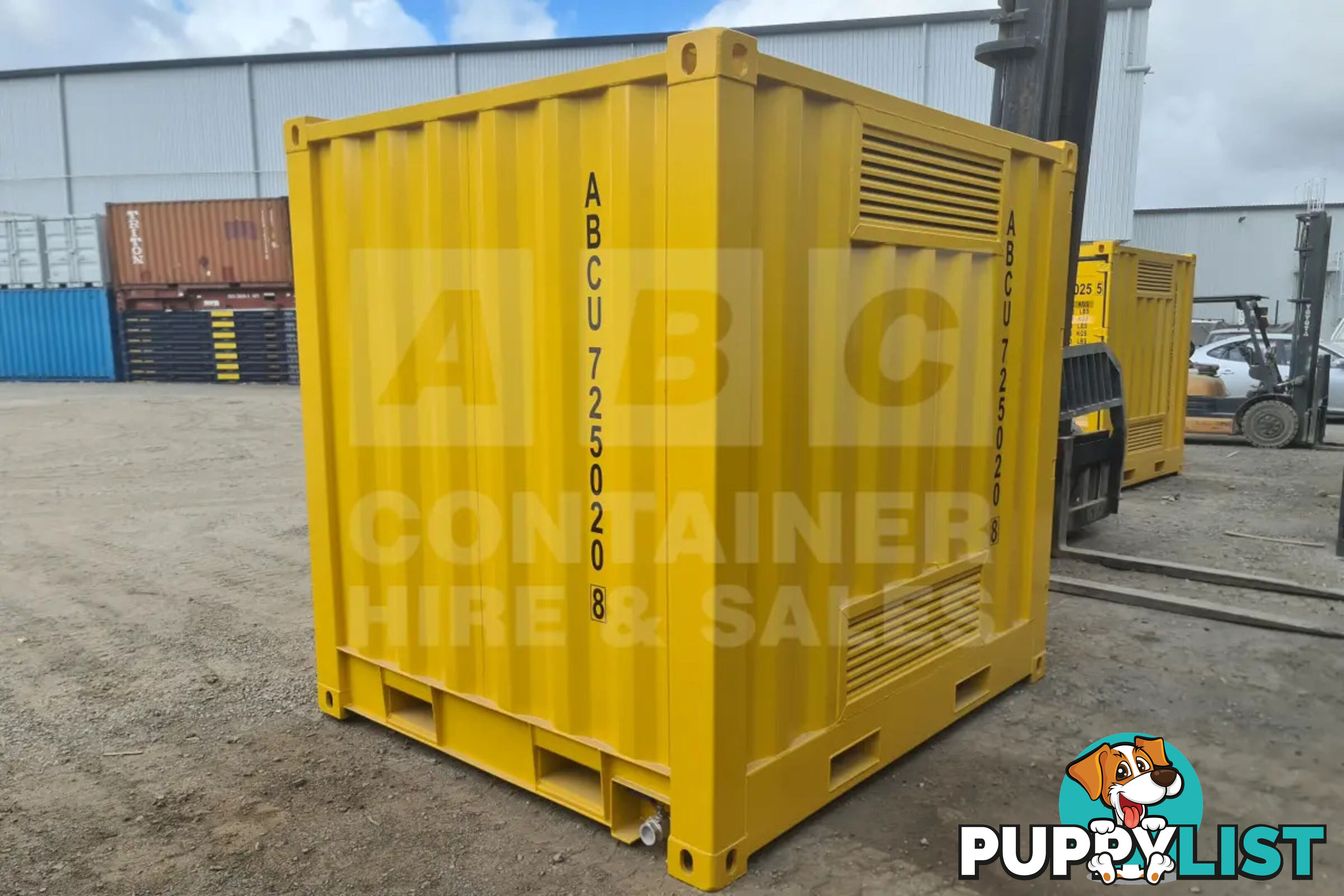 8' DANGEROUS GOODS SHIPPING CONTAINER (4 CORNER POST)