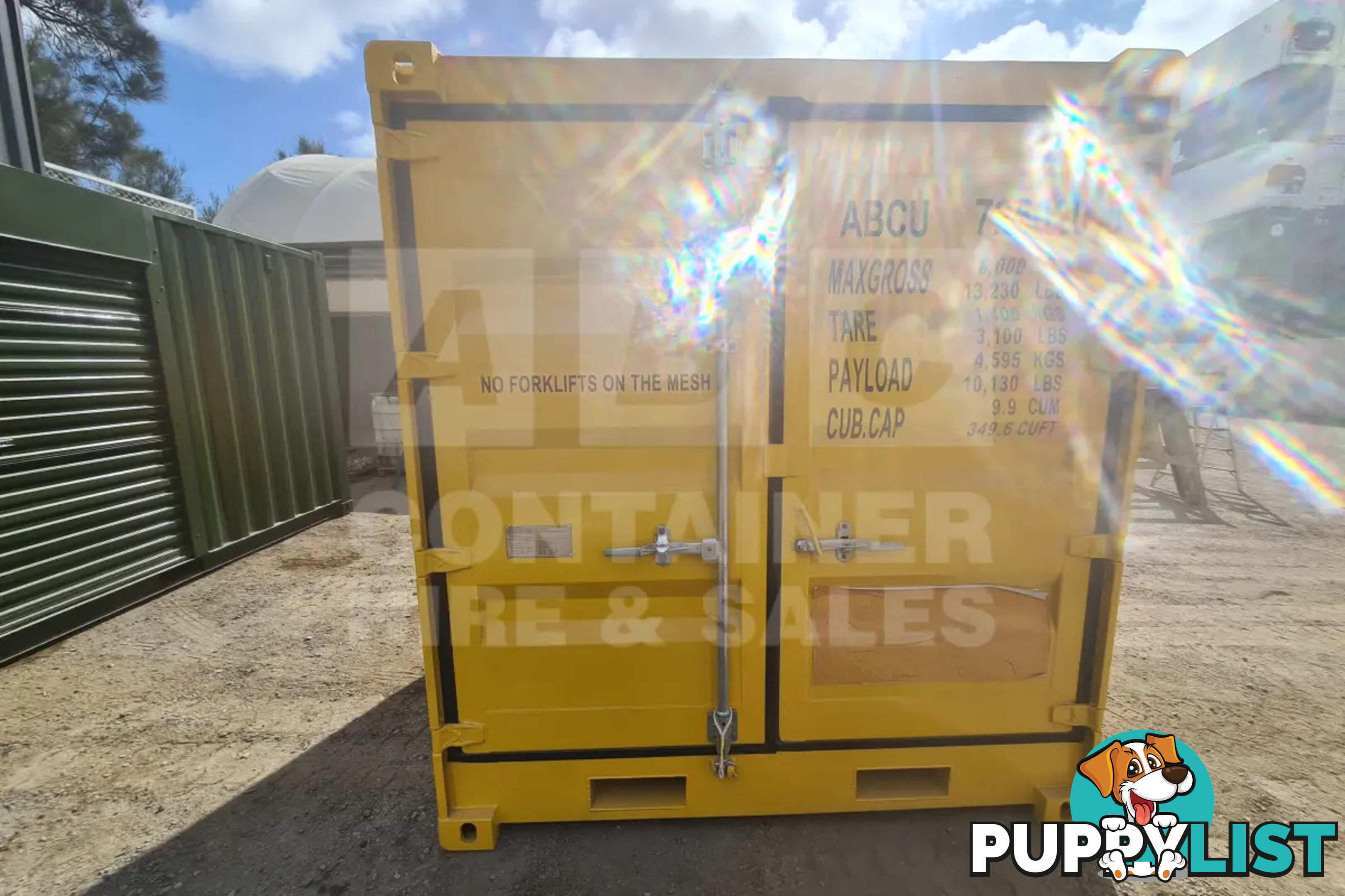 8' DANGEROUS GOODS SHIPPING CONTAINER (4 CORNER POST)