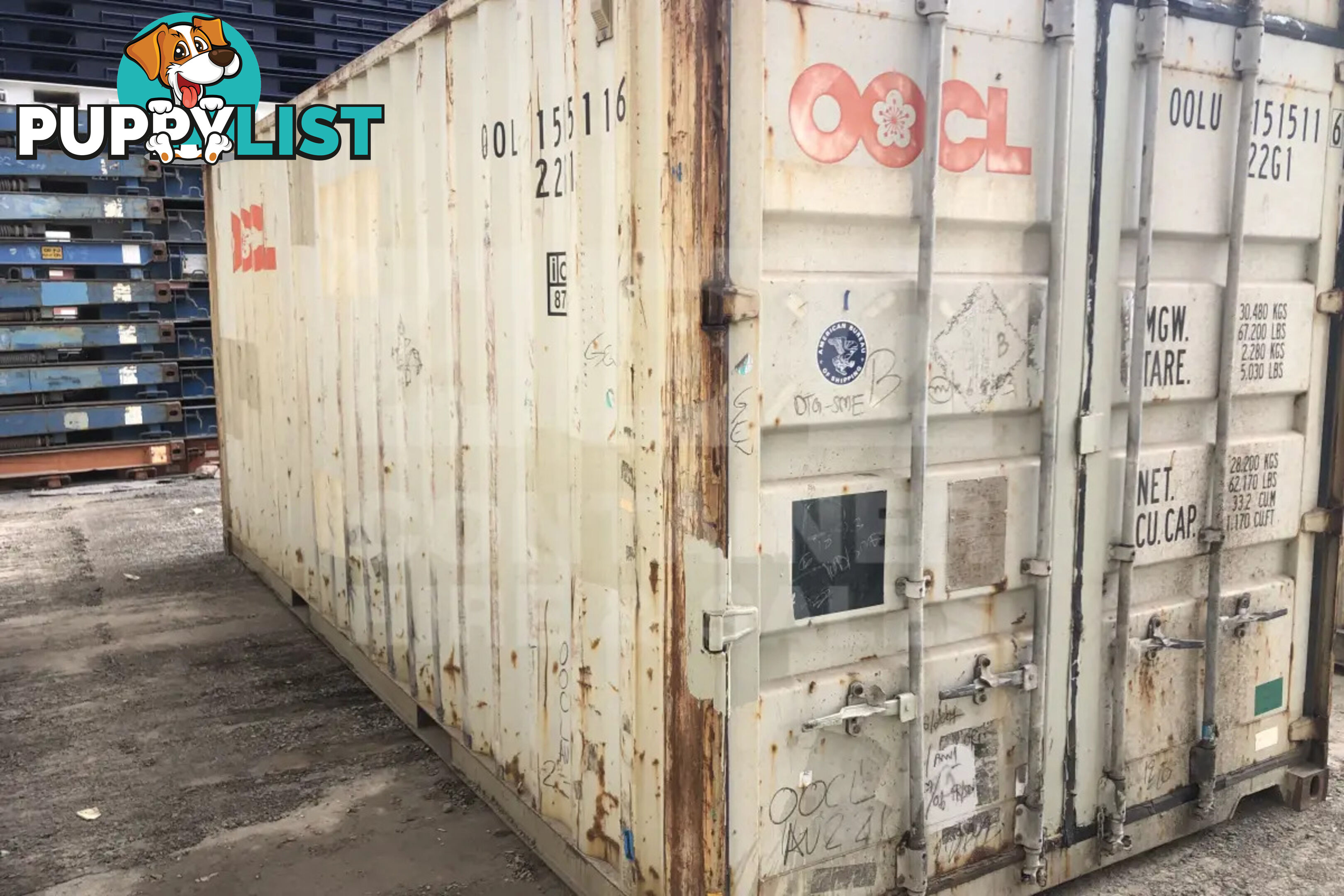 20' STANDARD HEIGHT SHIPPING CONTAINER