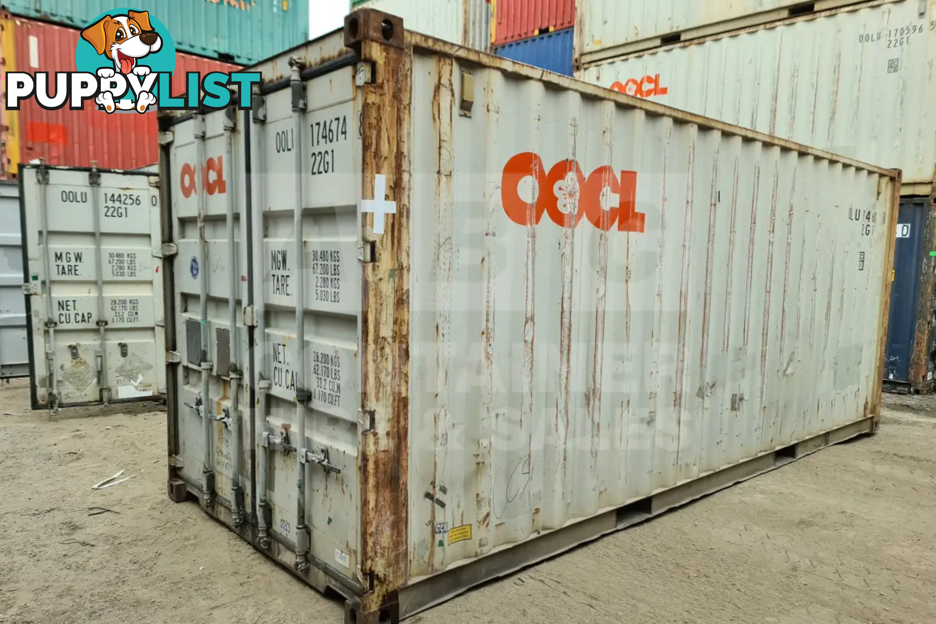 20' STANDARD HEIGHT SHIPPING CONTAINER