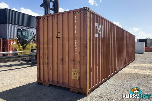 40' HIGH CUBE SHIPPING CONTAINER - in Lismore