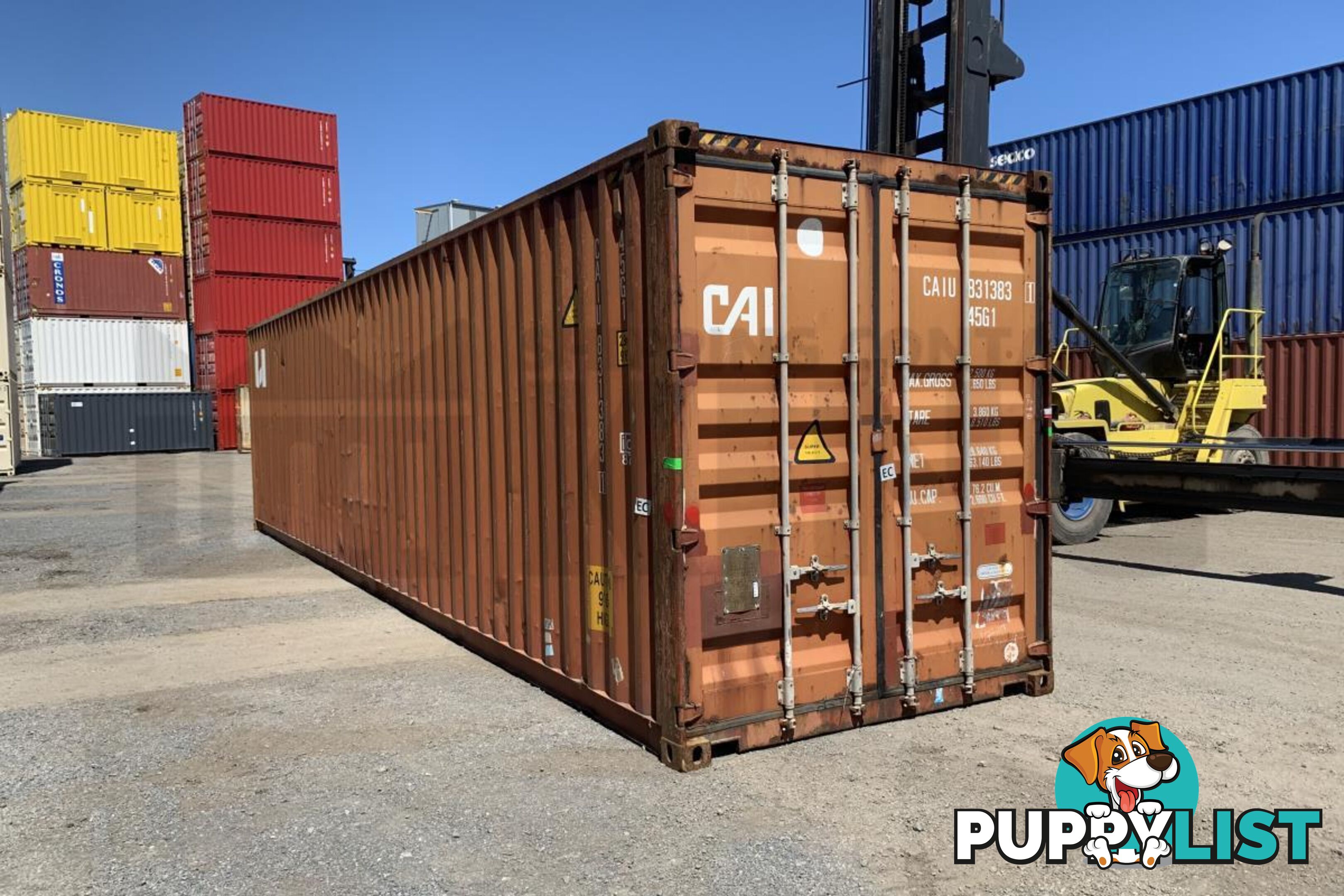 40' HIGH CUBE SHIPPING CONTAINER - in Lismore