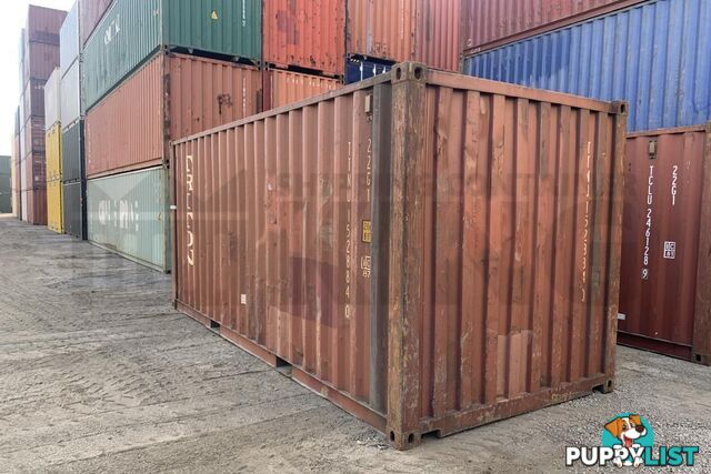 20' STANDARD HEIGHT SHIPPING CONTAINER - in Brisbane