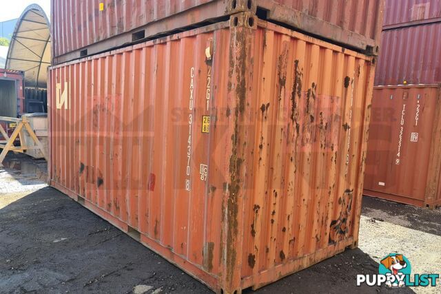 20' STANDARD HEIGHT SHIPPING CONTAINER - in Brisbane