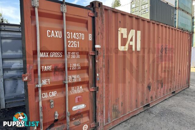 20' STANDARD HEIGHT SHIPPING CONTAINER - in Brisbane