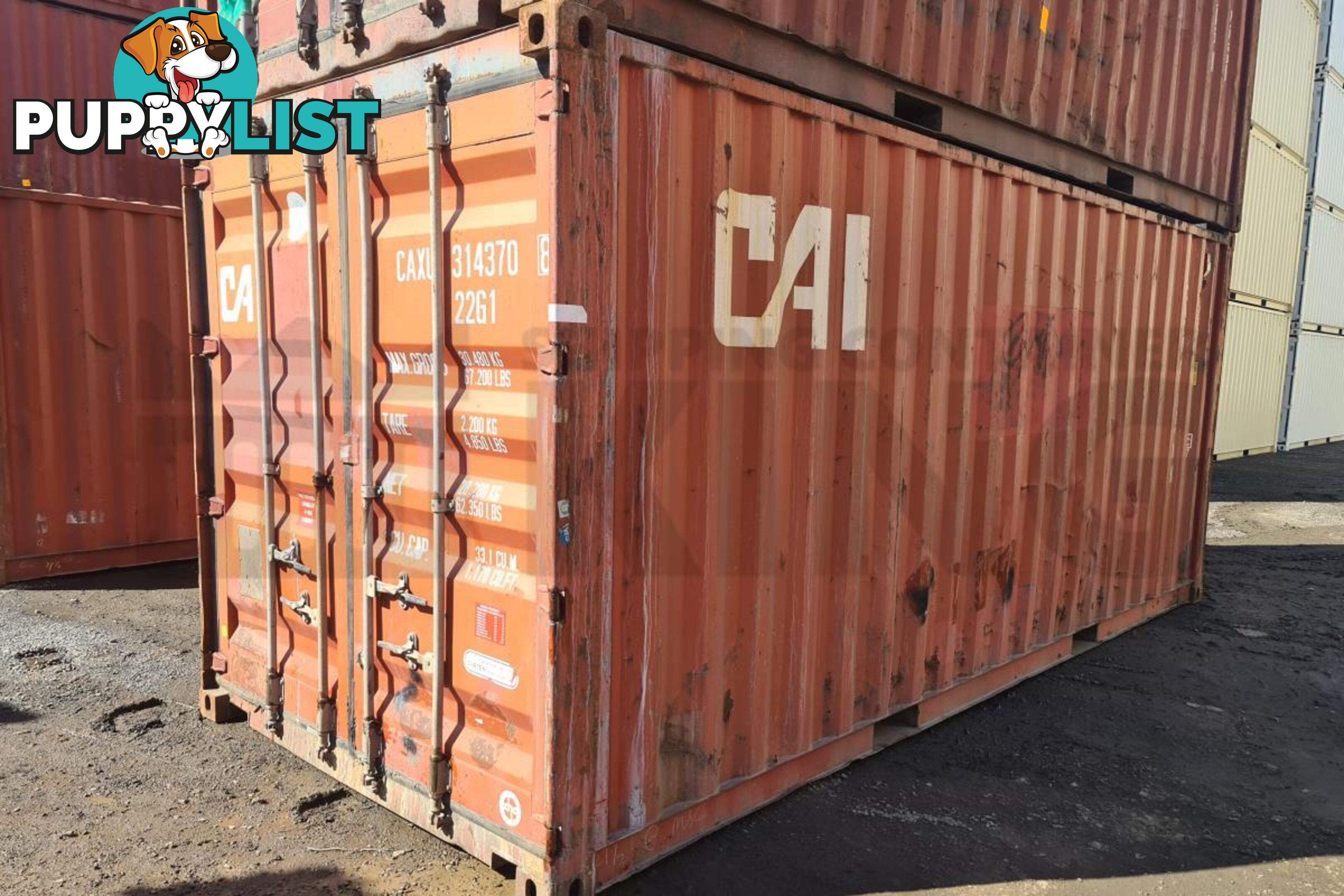 20' STANDARD HEIGHT SHIPPING CONTAINER - in Brisbane