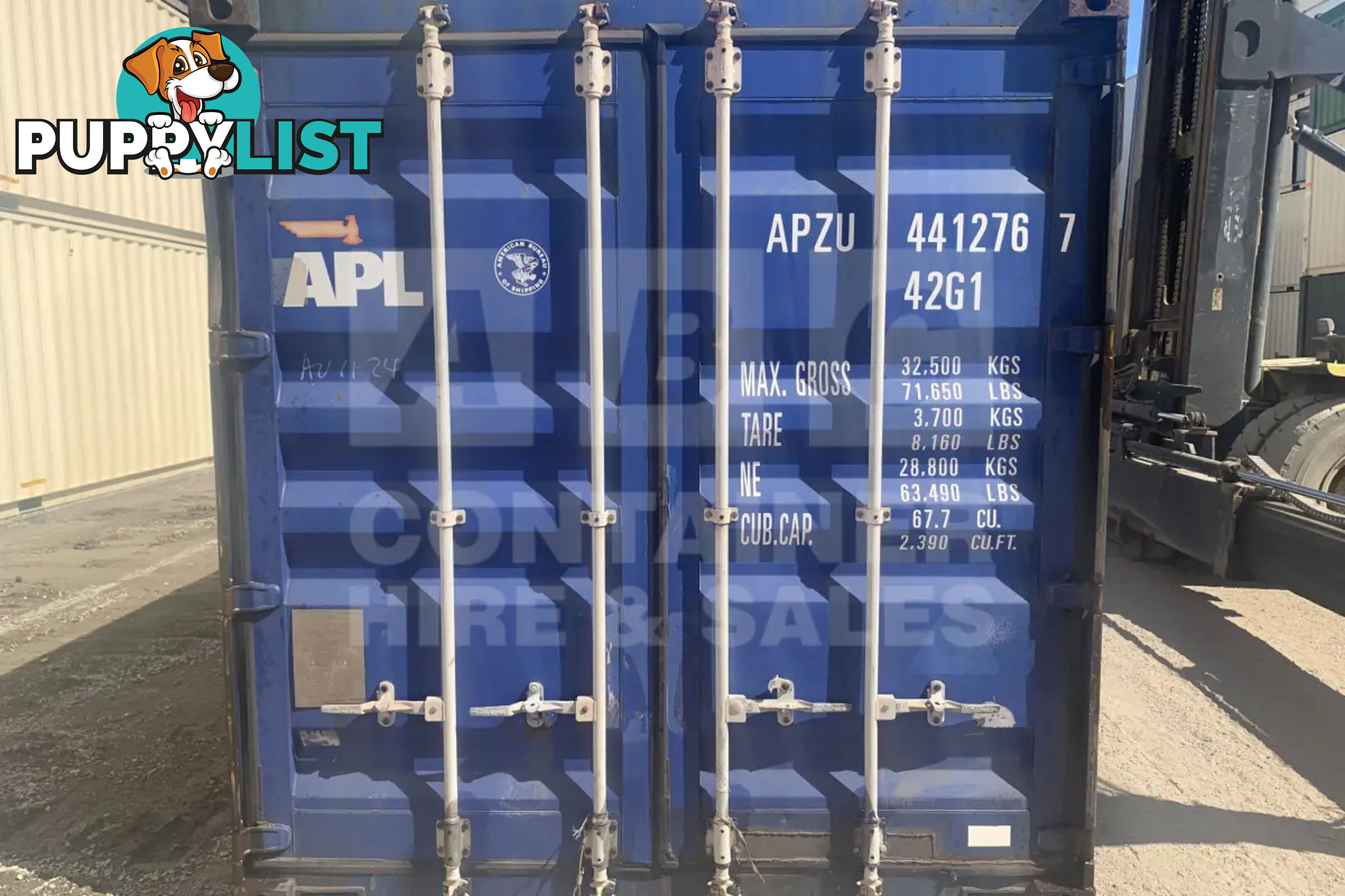 40' STANDARD HEIGHT SHIPPING CONTAINER