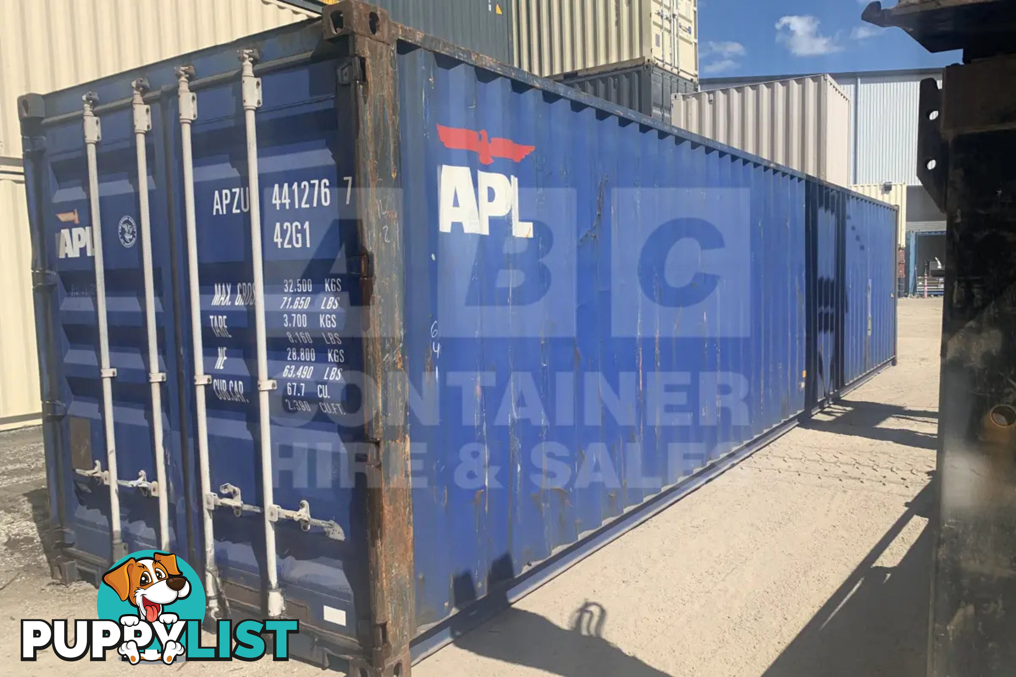 40' STANDARD HEIGHT SHIPPING CONTAINER