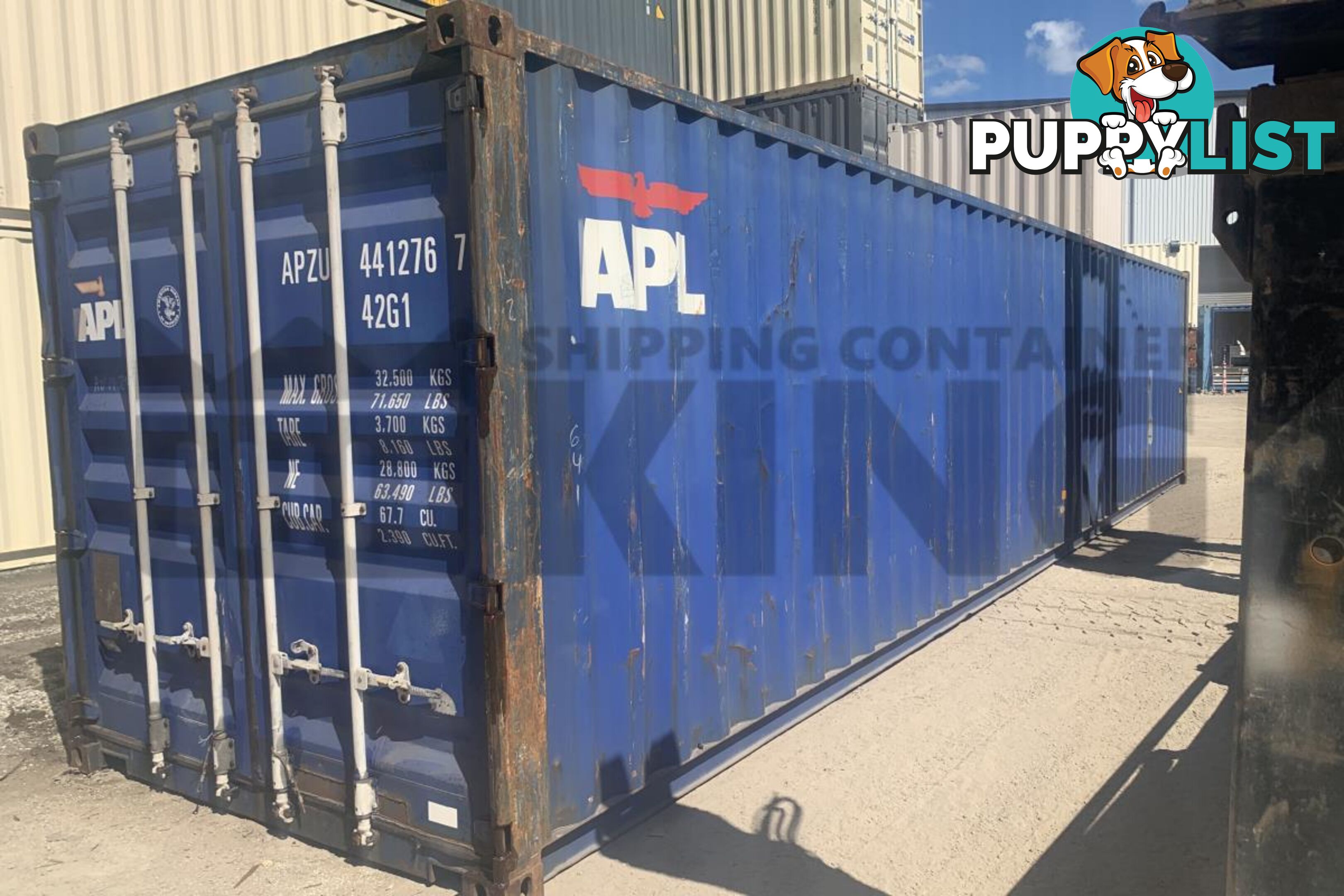 40' STANDARD HEIGHT SHIPPING CONTAINER