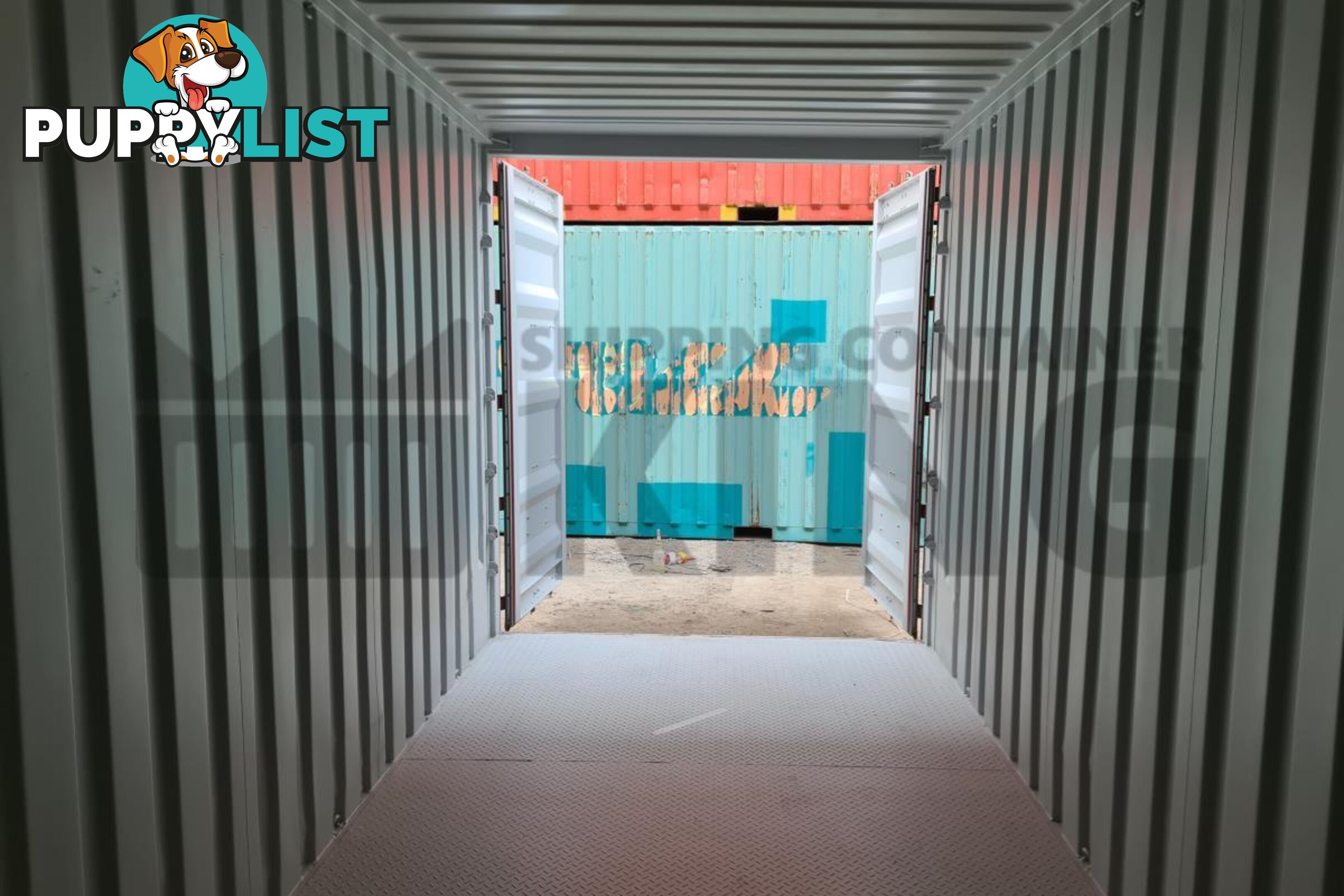 20' HIGH CUBE BULKER SHIPPING CONTAINER (STEEL FLOOR WITH ROOF HATCHES, 2 PALLETS WIDE)