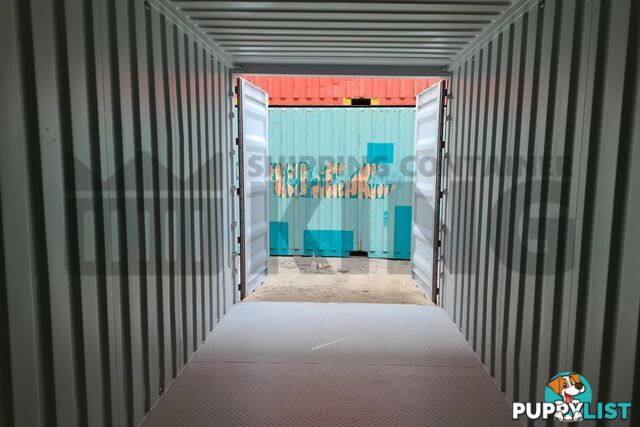 20' HIGH CUBE BULKER SHIPPING CONTAINER (STEEL FLOOR WITH ROOF HATCHES, 2 PALLETS WIDE)