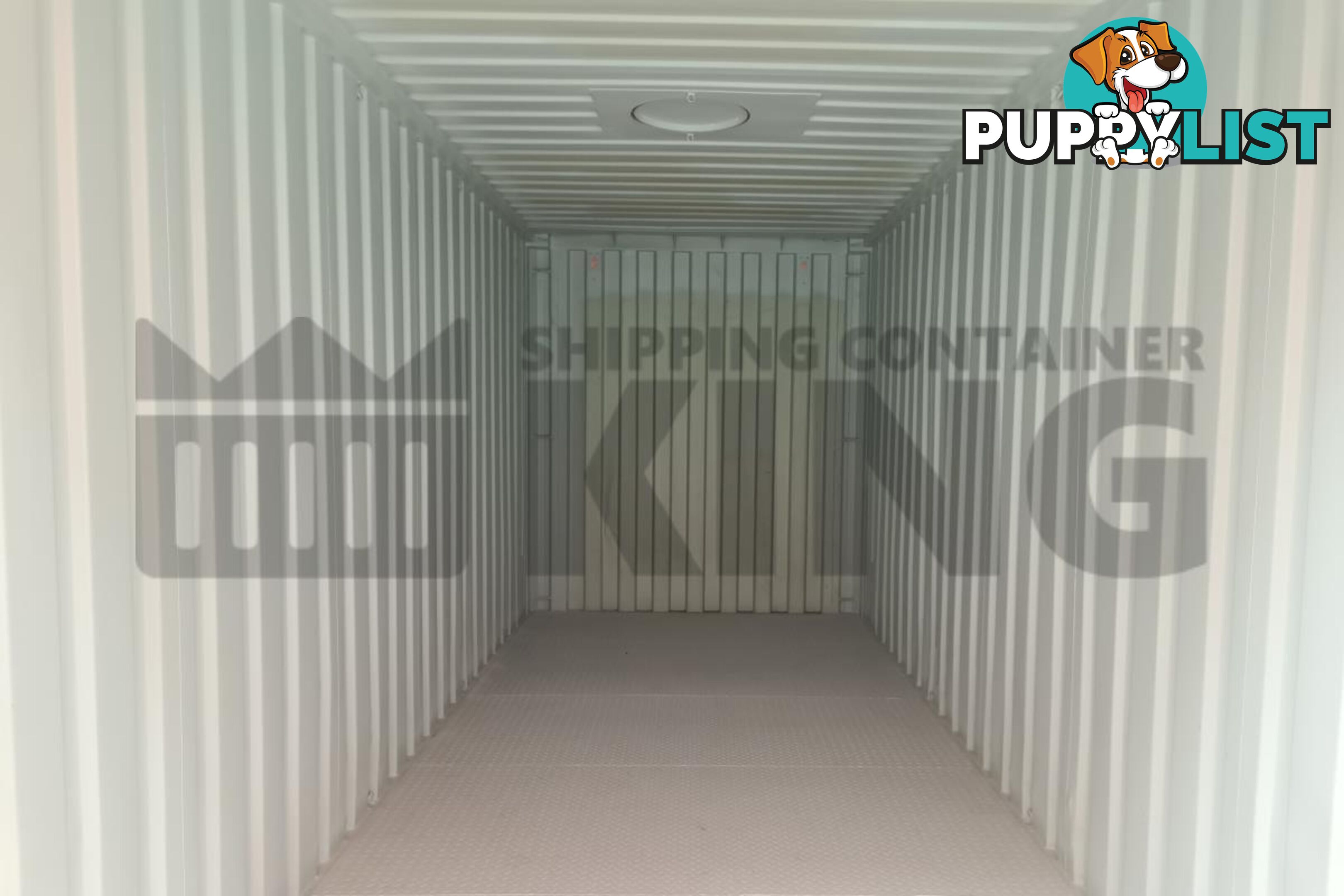 20' HIGH CUBE BULKER SHIPPING CONTAINER (STEEL FLOOR WITH ROOF HATCHES, 2 PALLETS WIDE)
