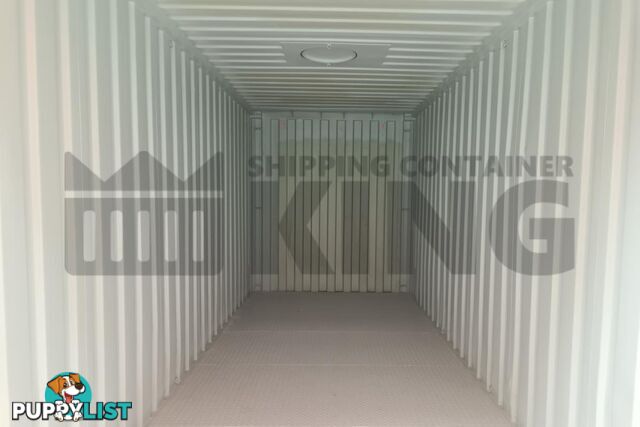 20' HIGH CUBE BULKER SHIPPING CONTAINER (STEEL FLOOR WITH ROOF HATCHES, 2 PALLETS WIDE)