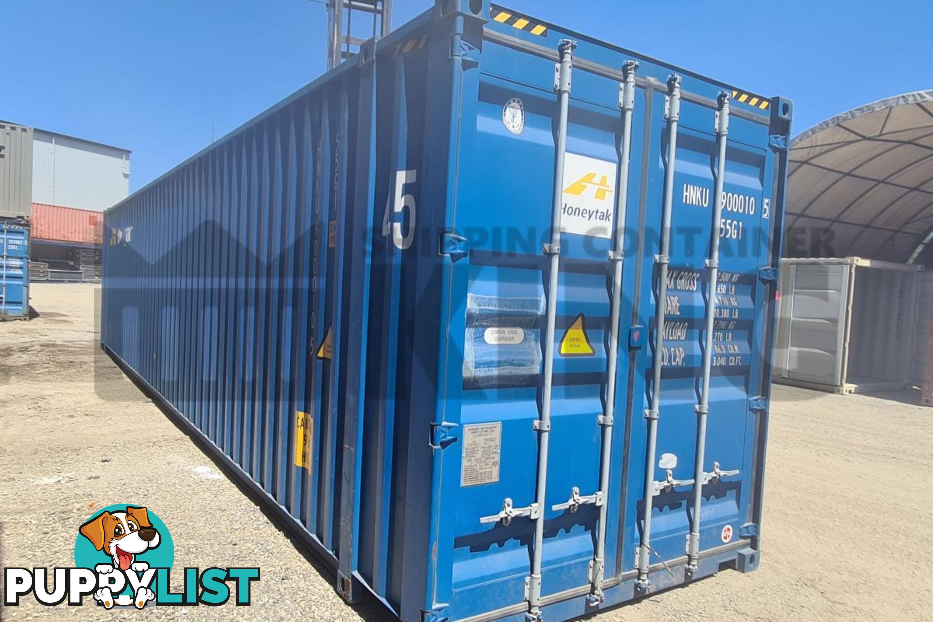 45' LONG HIGH CUBE DRY 45' X 9'6'' X 8'/8'2'' - in Brisbane