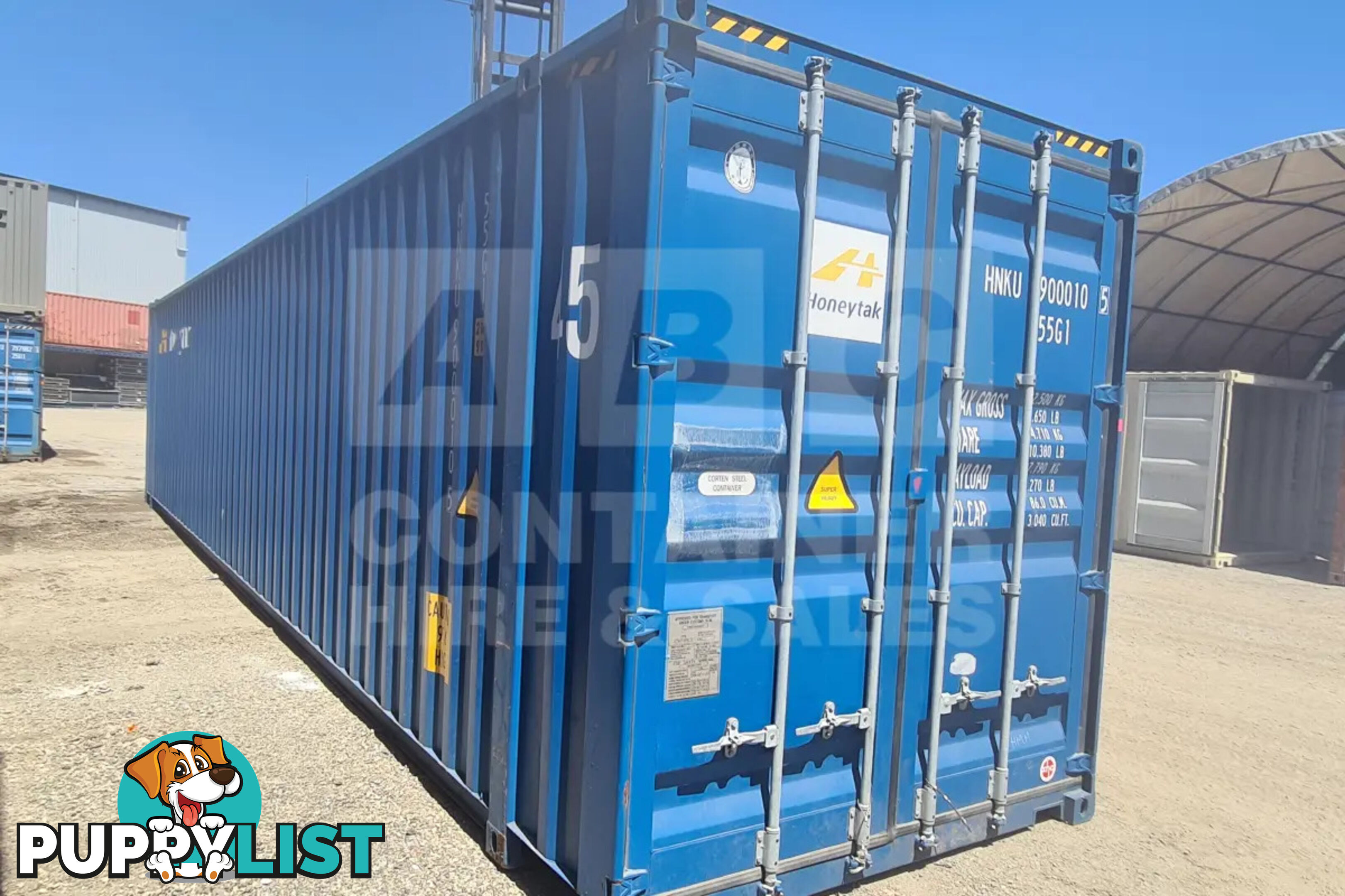 45' LONG HIGH CUBE DRY 45' X 9'6'' X 8'/8'2'' - in Brisbane