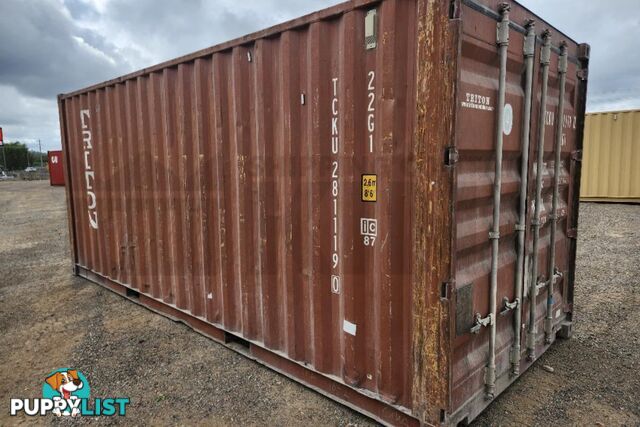 20' STANDARD HEIGHT SHIPPING CONTAINER - in Townsville