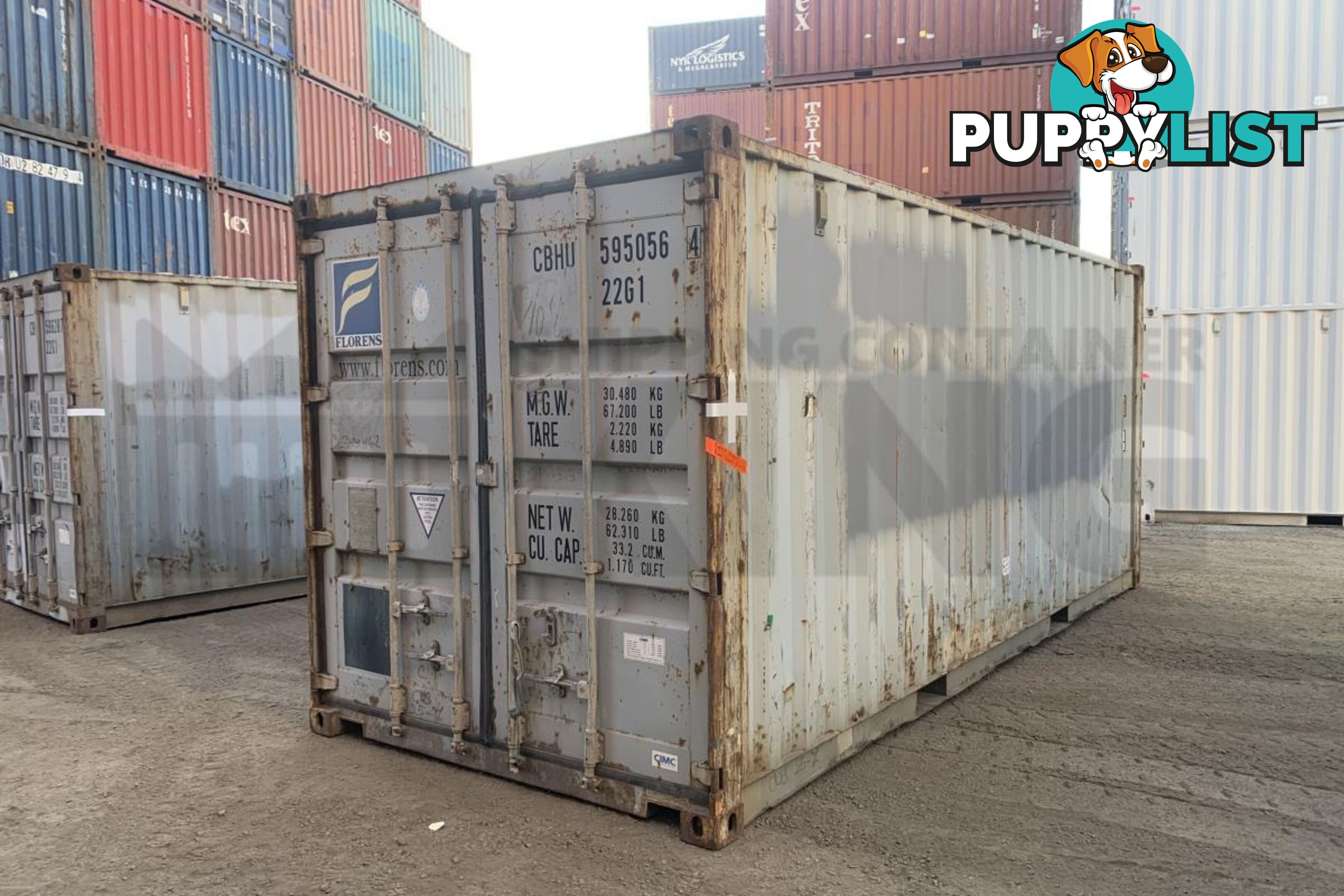 20' STANDARD HEIGHT SHIPPING CONTAINER - in Brisbane