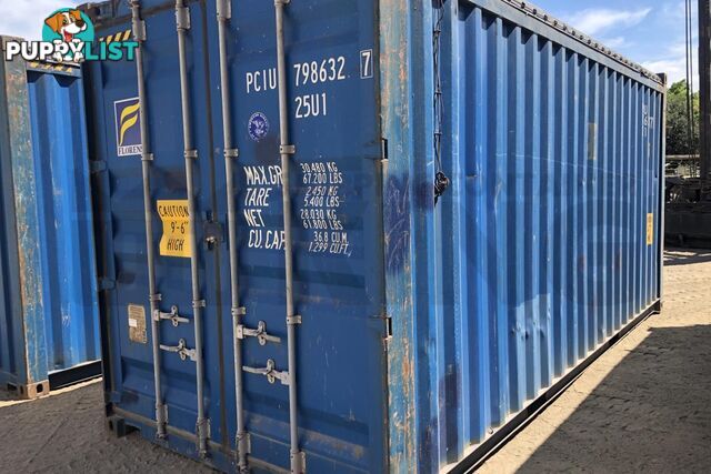 20' HIGH CUBE OPEN TOP SHIPPING CONTAINER (TARP AND BOWS) - in Brisbane