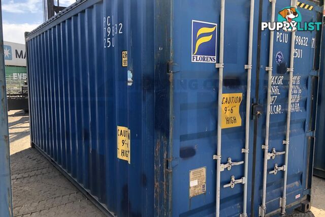 20' HIGH CUBE OPEN TOP SHIPPING CONTAINER (TARP AND BOWS) - in Brisbane