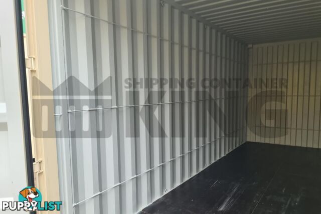 20' HIGH CUBE SHIPPING CONTAINER (WITH TIE RAILS) - in Brisbane