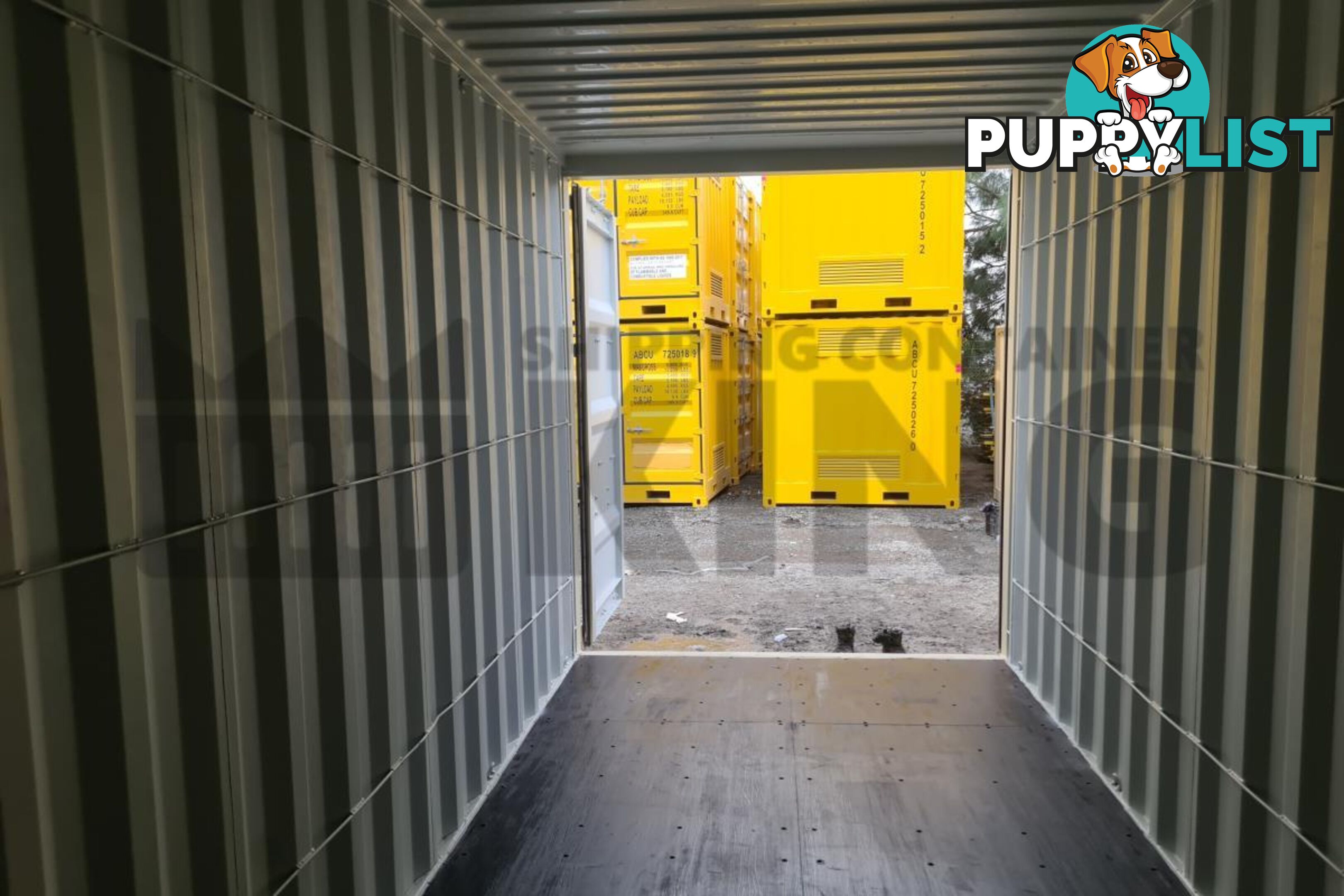 20' HIGH CUBE SHIPPING CONTAINER (WITH TIE RAILS) - in Brisbane