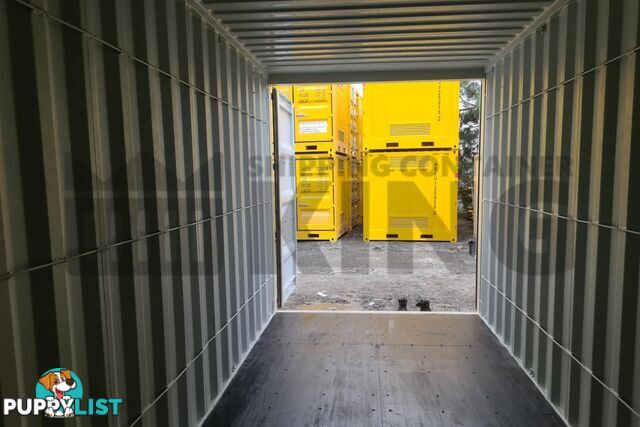 20' HIGH CUBE SHIPPING CONTAINER (WITH TIE RAILS) - in Brisbane