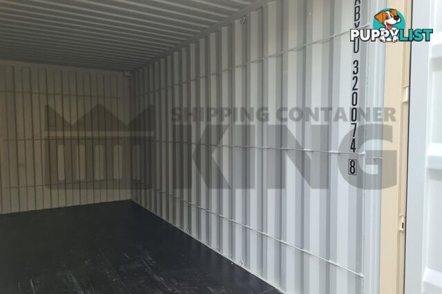 20' HIGH CUBE SHIPPING CONTAINER (WITH TIE RAILS) - in Brisbane