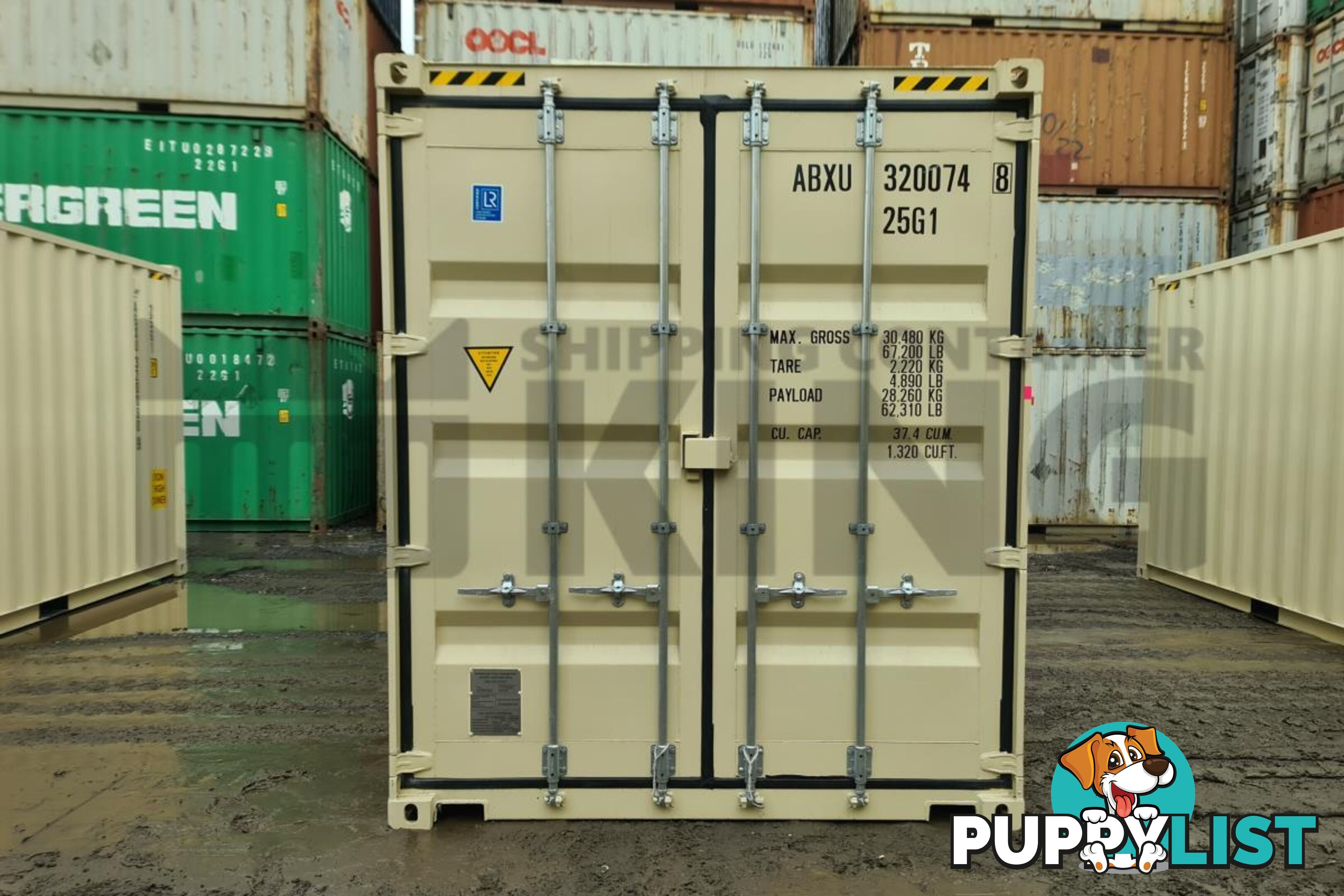 20' HIGH CUBE SHIPPING CONTAINER (WITH TIE RAILS) - in Brisbane